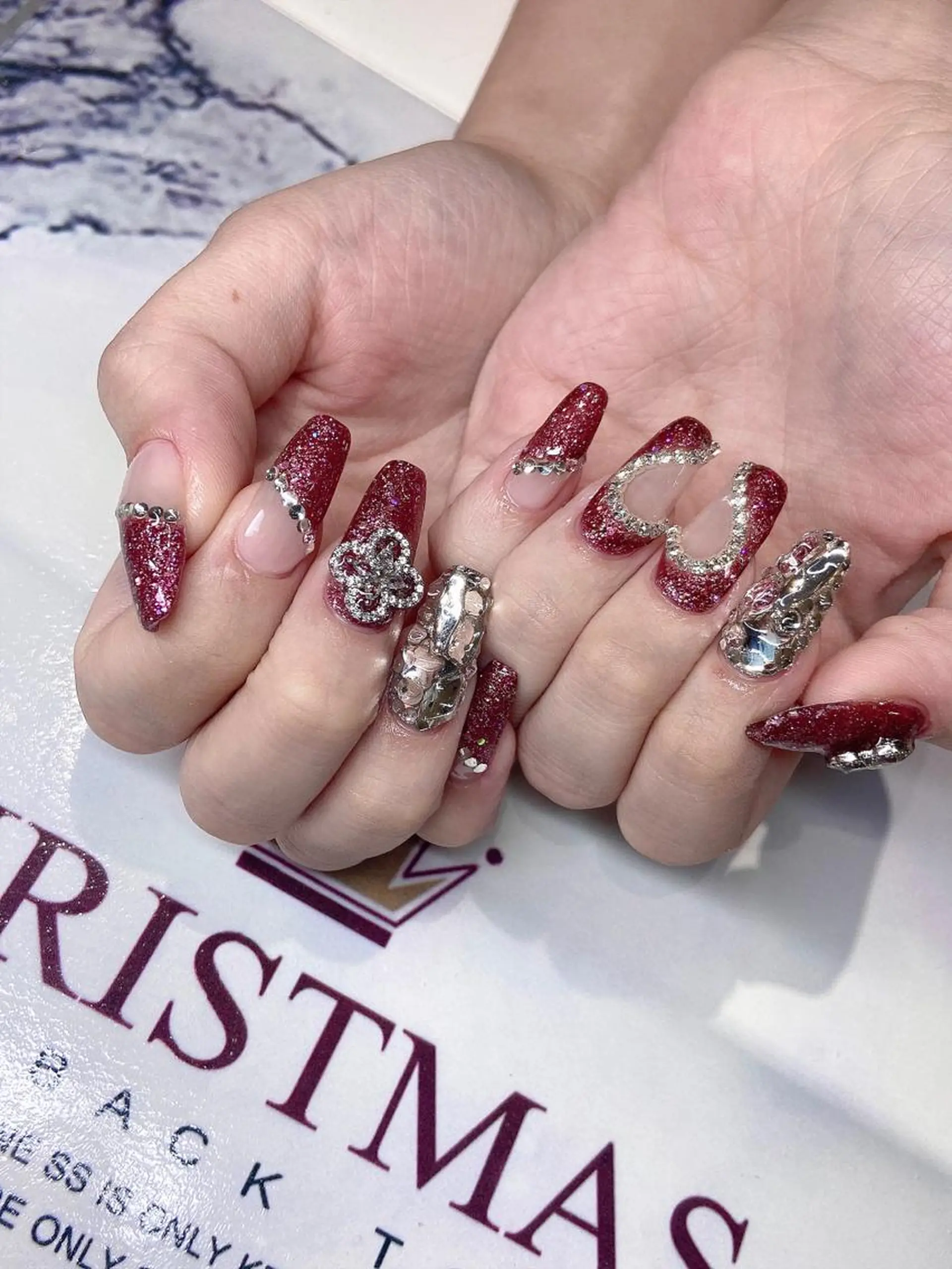 ネイル ハンドネイル 長さだし専門店 M2　rikaのネイルデザイン