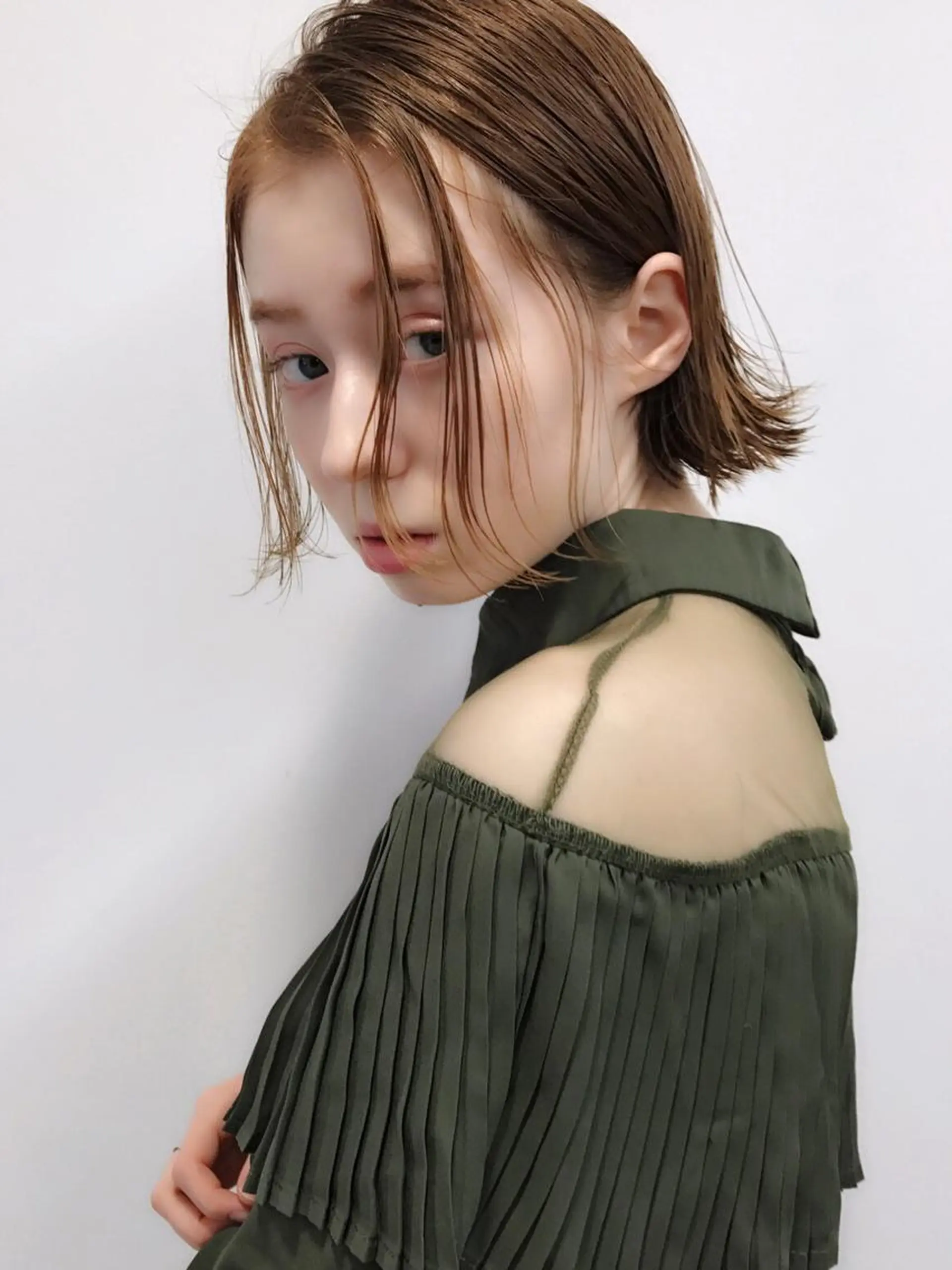 ショート カット ヘアカラー トリートメント 海外デザイン🇺🇸 石渡諒太のヘアスタイル