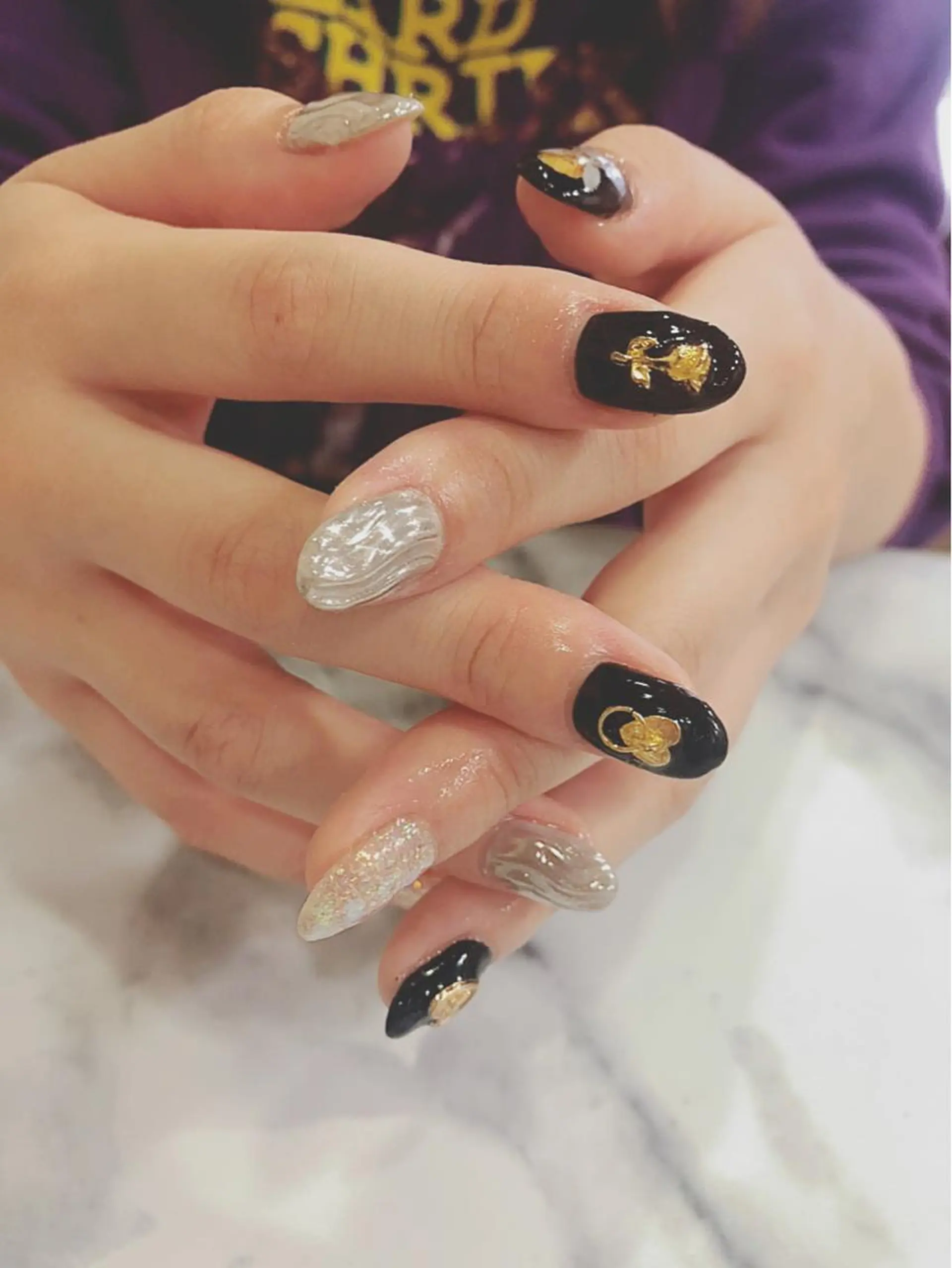 ネイル arm in arm ︎✿Yamamotoのマツエク・マツパデザイン