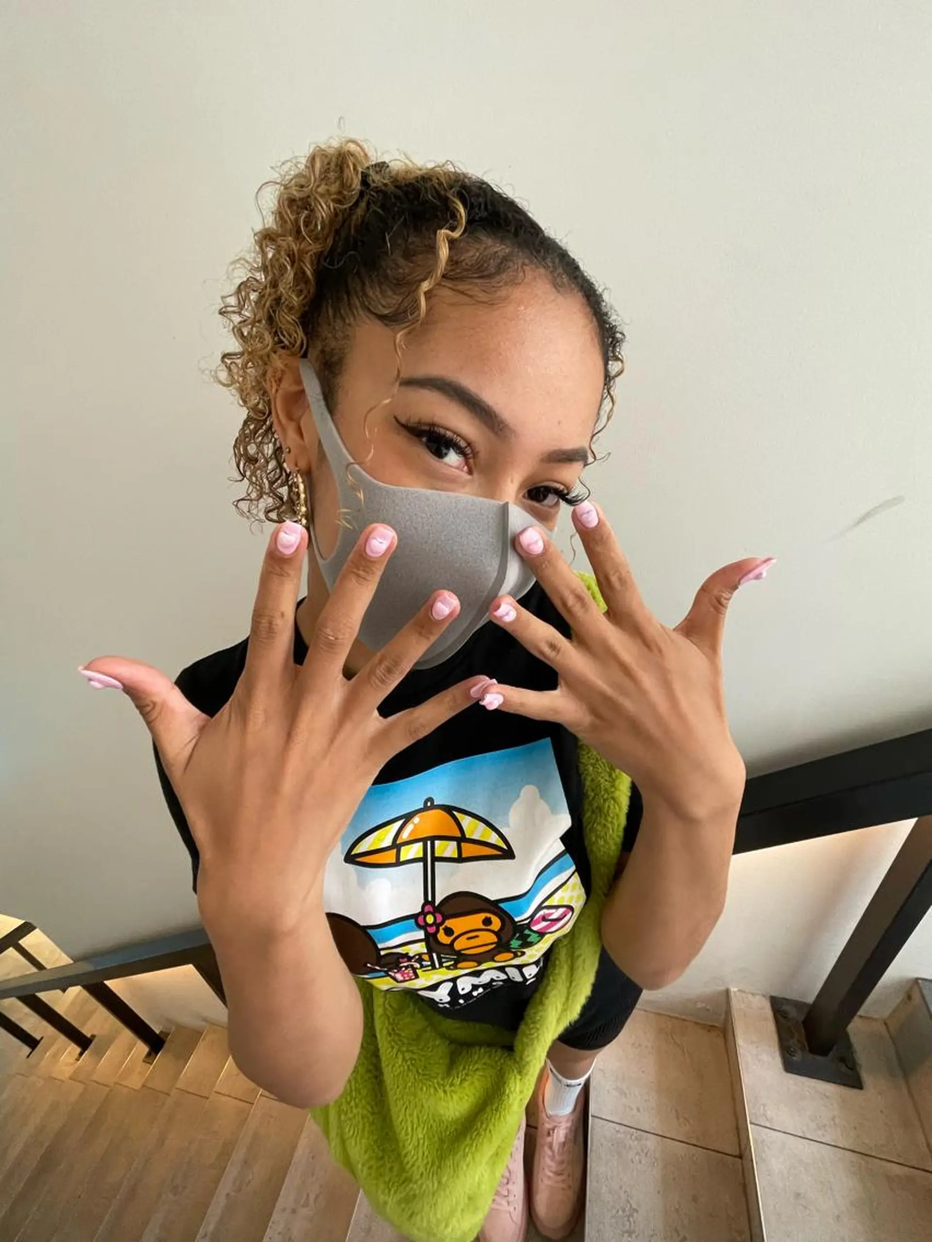 ネイル 夏ネイル ハンドネイル hair&nail ☯️アイリ☯️のネイルデザイン