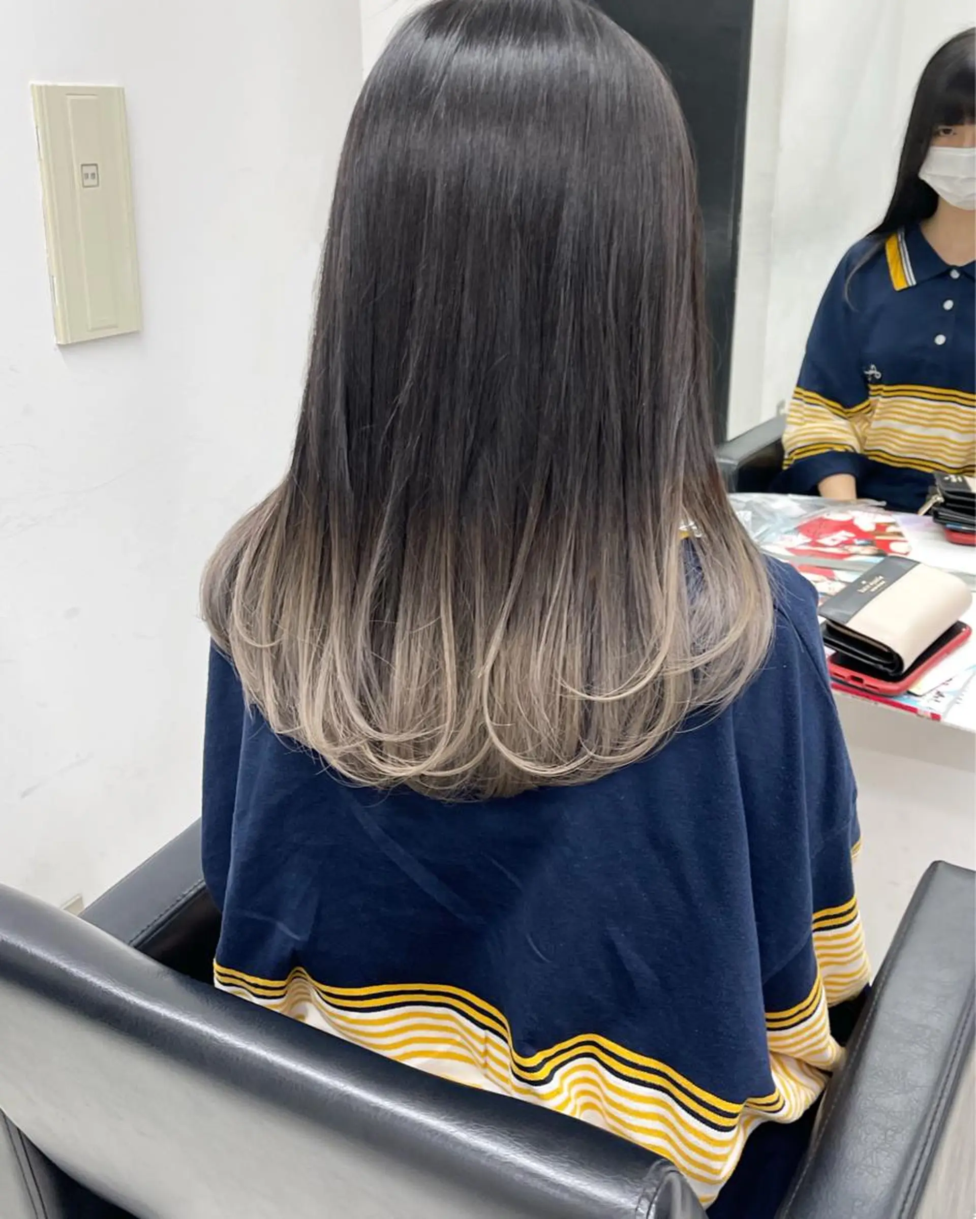 ロング カラー 無料カットモデル募集 スタイリスト石井大夢のヘアスタイル