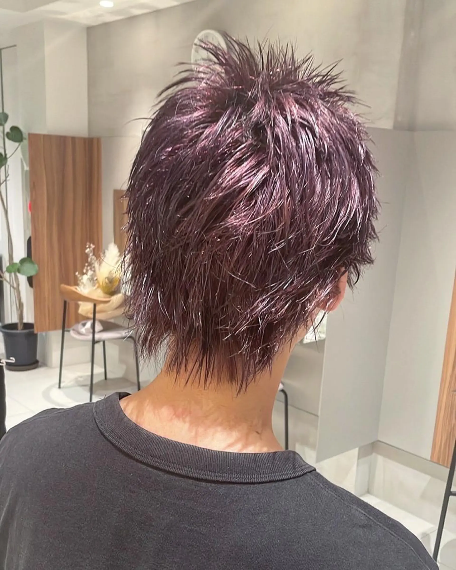 ショート カラー 透明感モテ艶髪カラー Gallicaイリサのヘアスタイル