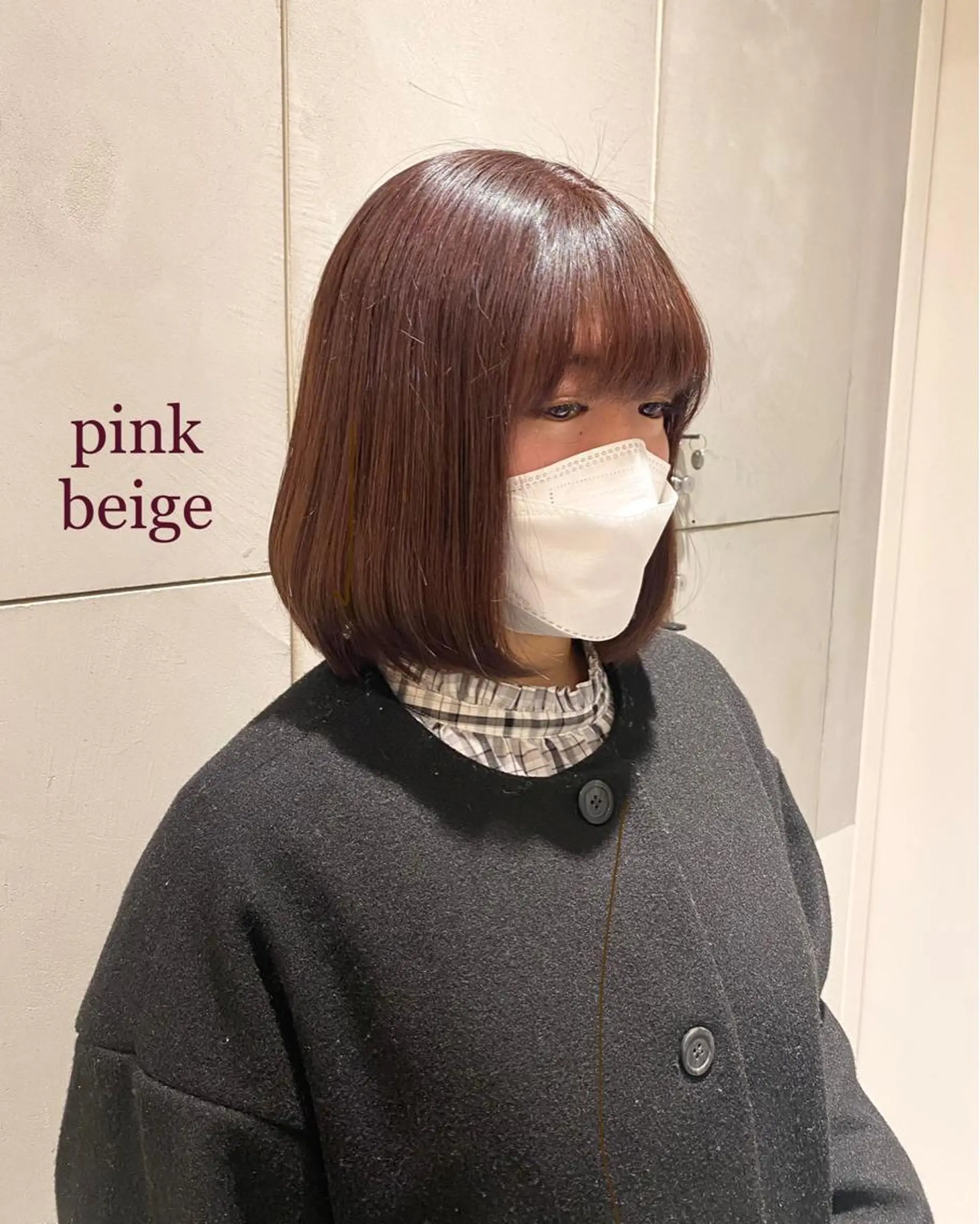 ミディアム ヘアカラー 艶感/ナチュラル 🩵amiのヘアスタイル