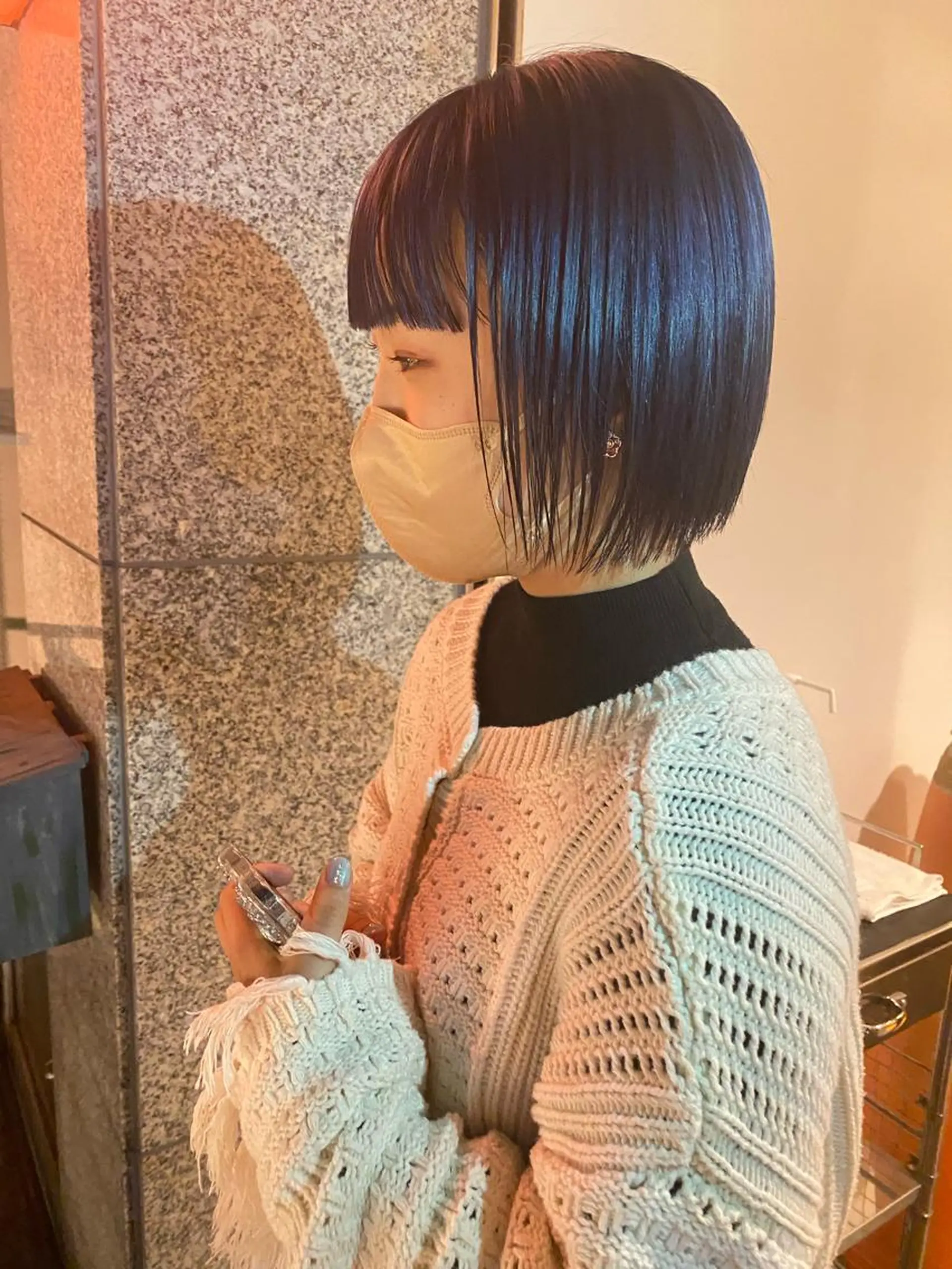 ショート カラー ダブルカラー カット colors Island所属・軍司 美夏のヘアスタイル