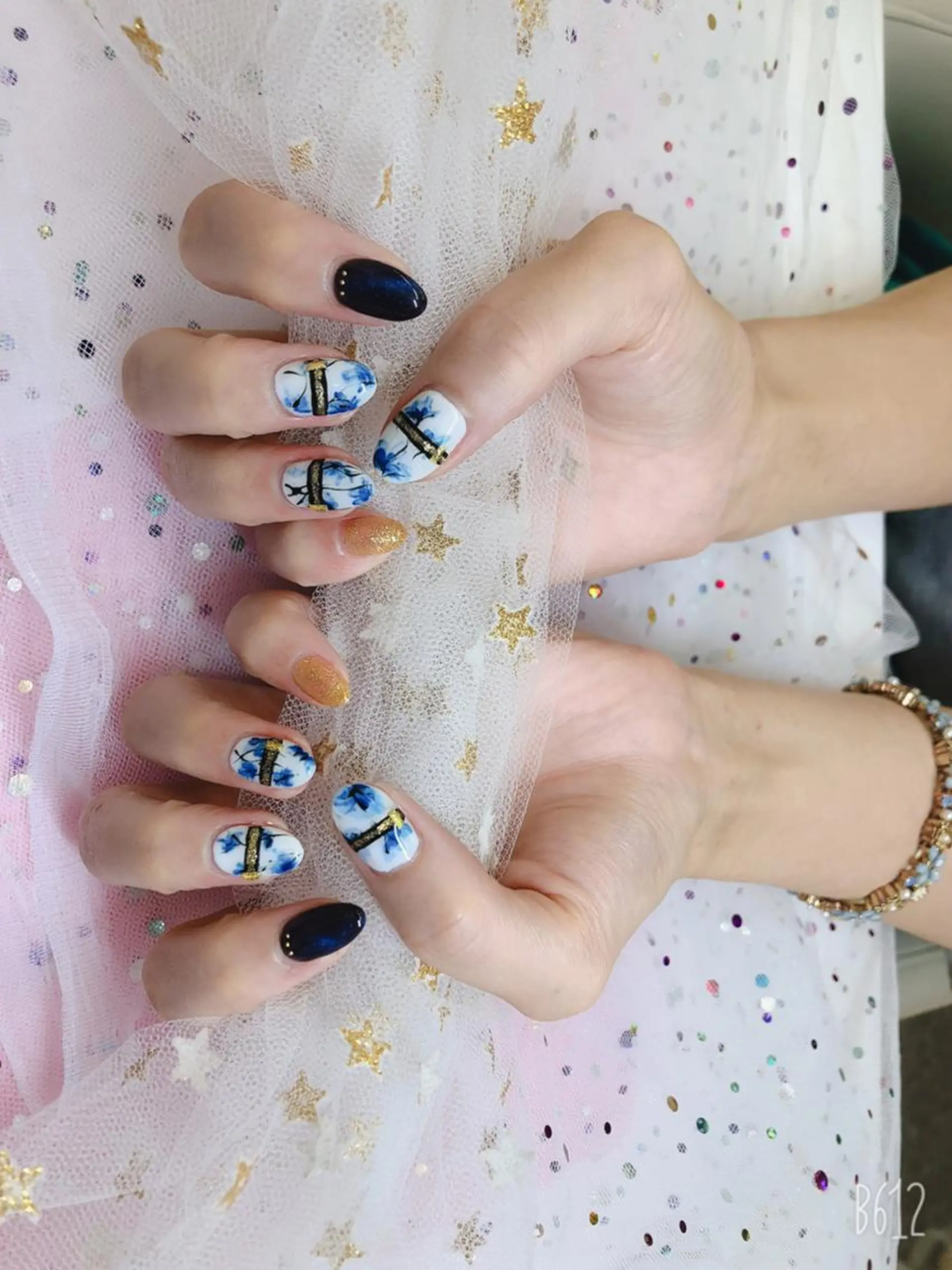 ネイル 🦋ネイルサロン ブラン🌈ゆりのネイルデザイン