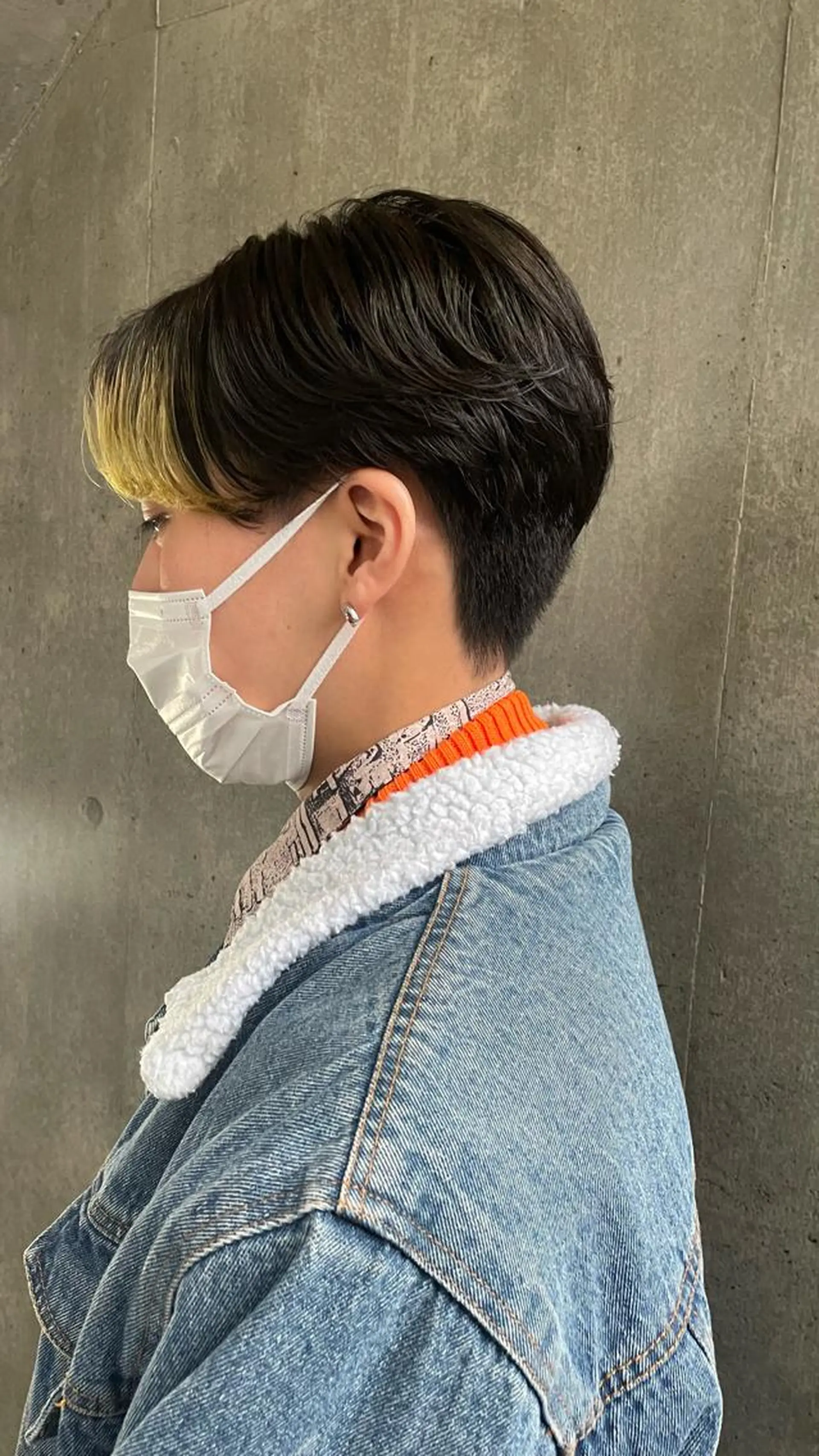 パーマ メンズ センターパート カルマパーマ メンズ韓国風 メンズパーマ メンズショート 松本平太郎美容室大宮店所属・もりたみかこ 美容師お休み中のヘアスタイル