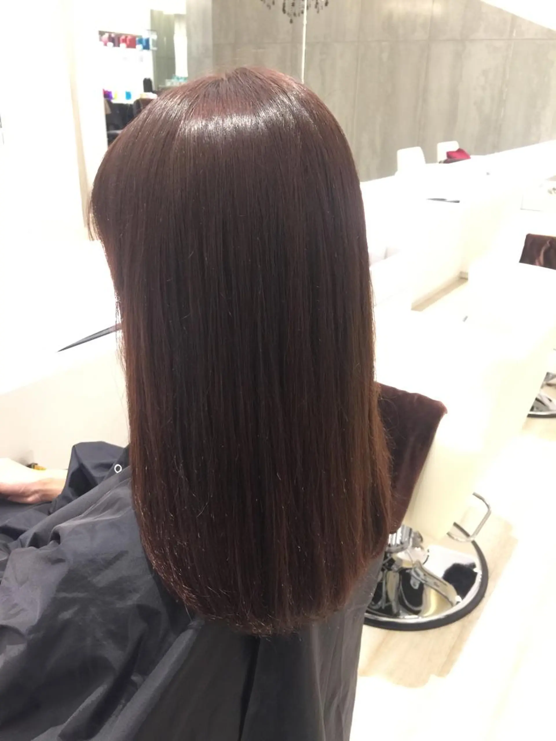 セミロング カラー グレージュ ピンクカラー One By The Ect所属・ショート/脱白髪染め ☆宇﨑悠実のヘアスタイル