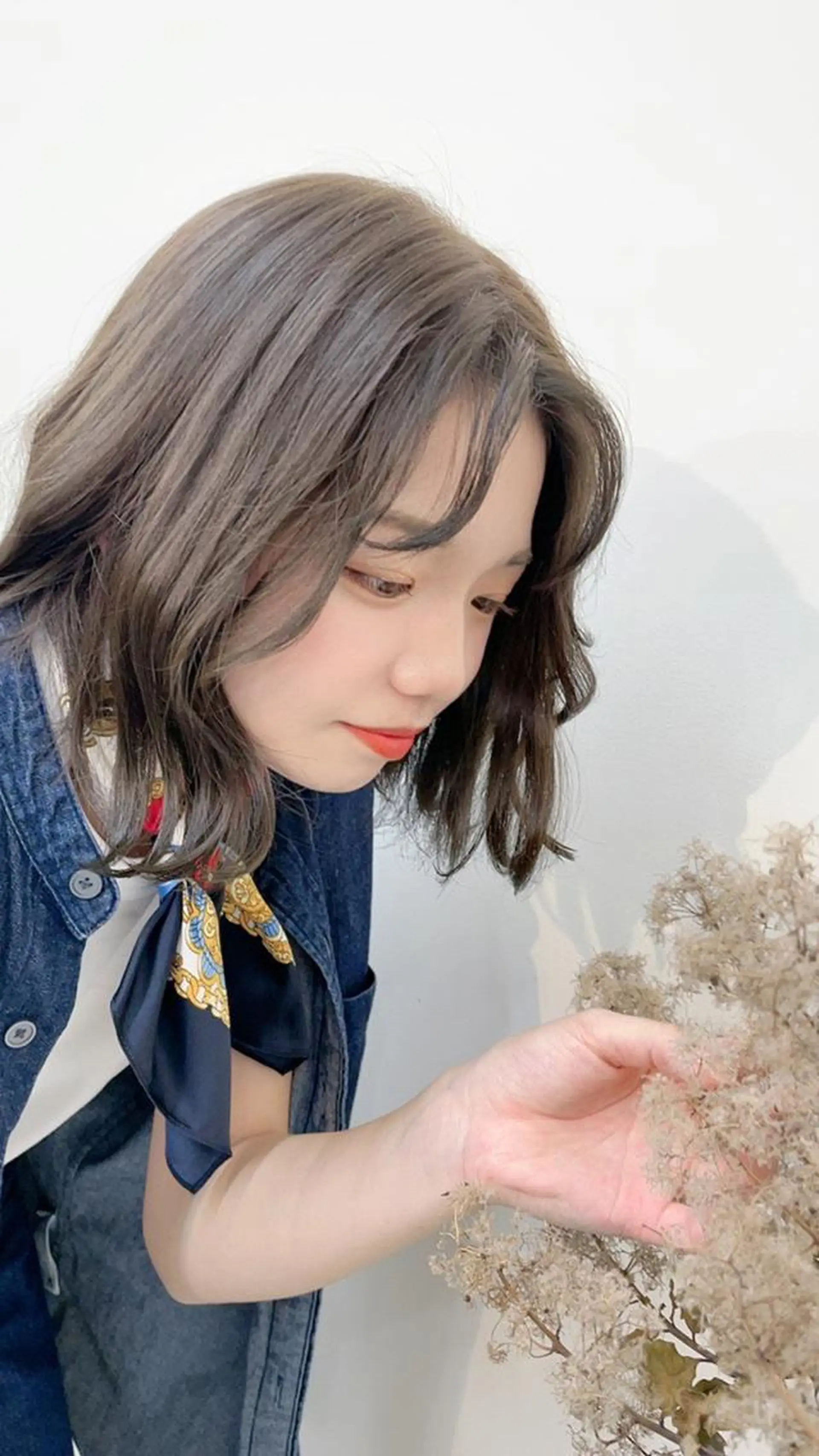 ショート カラー ベージュカラー オリーブベージュ 韓国風カラー🤎 𝒄𝒉𝒊𝒌𝒂のヘアスタイル