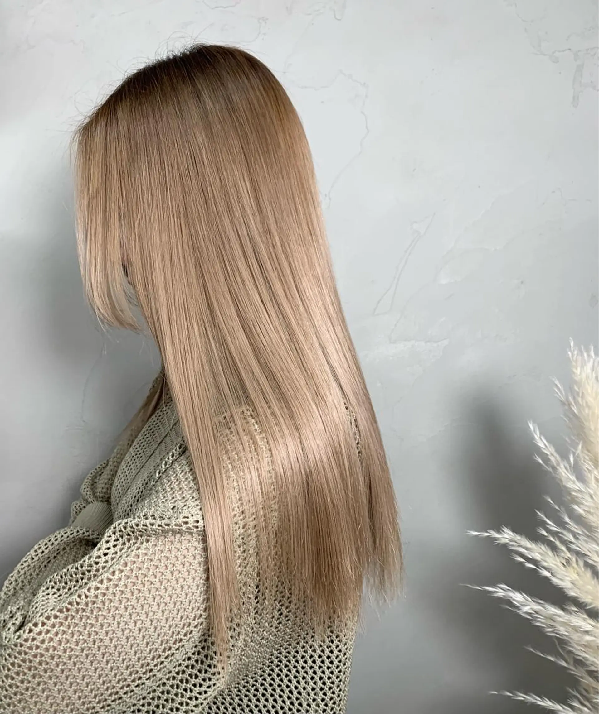 セミロング 縮毛矯正 トリートメント 架空〜KAQU〜所属・【clan】 NOGAMIのヘアスタイル