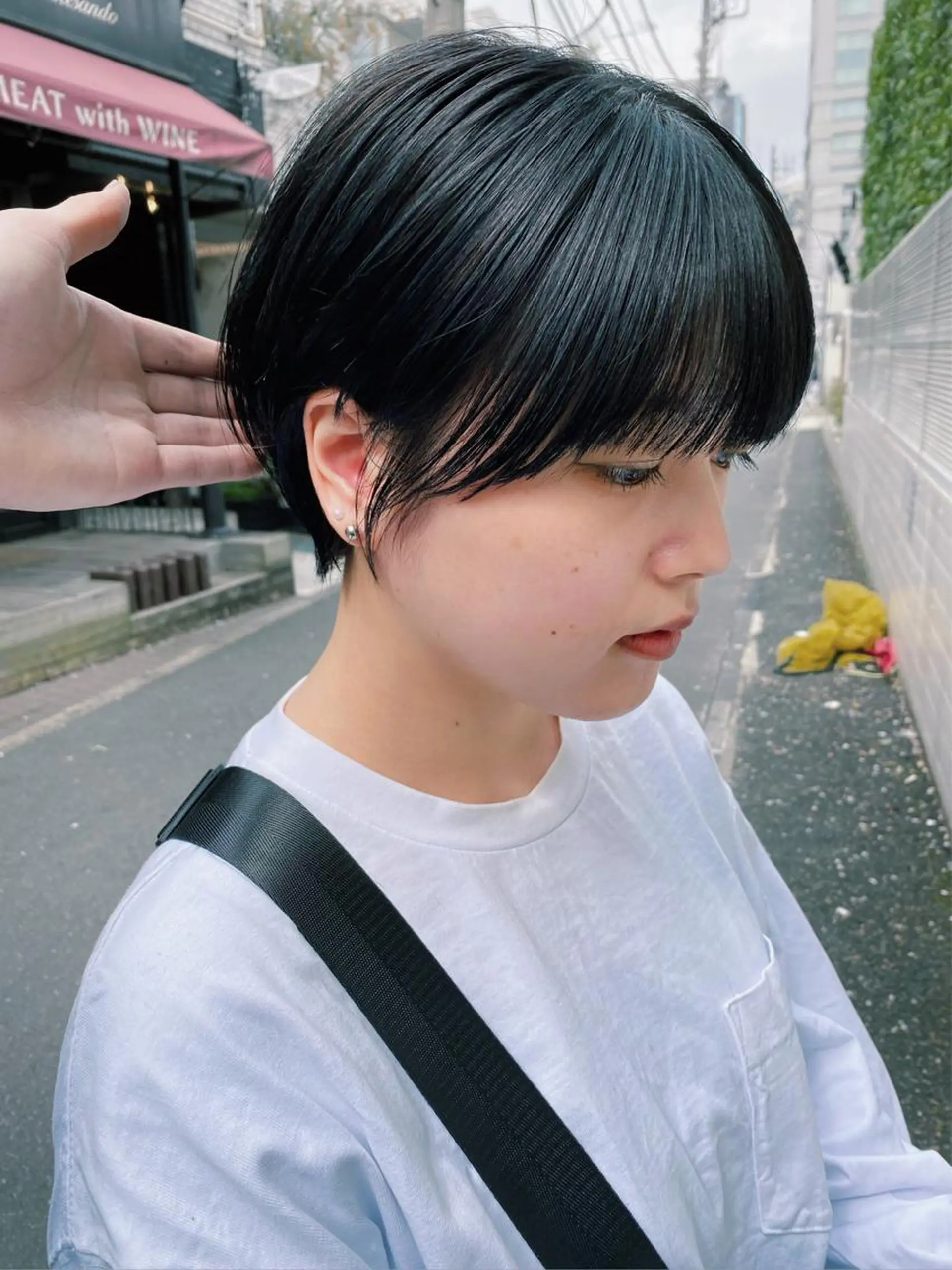 ショート カラー IVORY.所属・🟩白髪ぼかし/ボブ /ショートヘア/大司のヘアスタイル