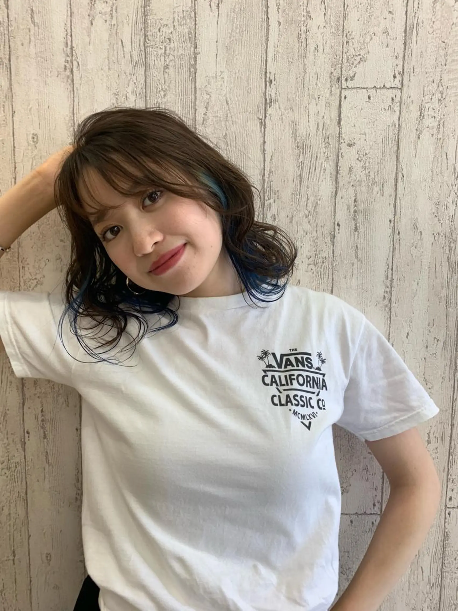 ミディアム カラー 髪質改善/縮毛矯正 ツヤ髪🩷さつきのヘアスタイル