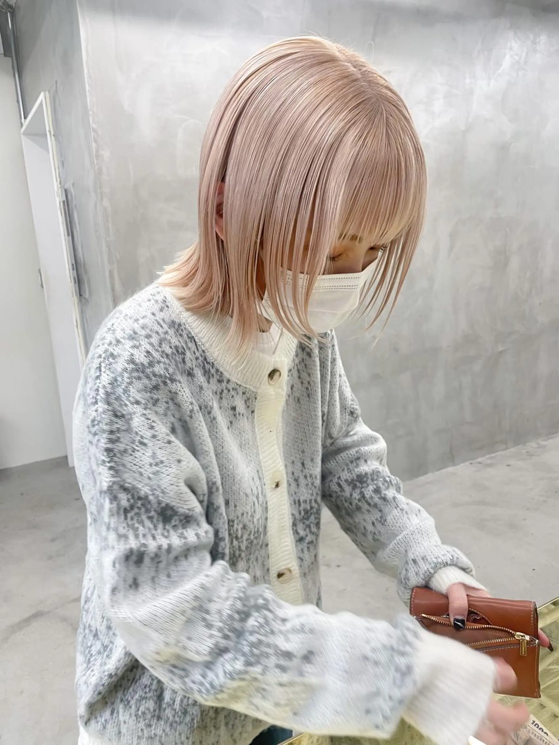 ミディアム カラー ヘアカラー トリートメント yurika☁️ 似合わせ｜レイヤーのヘアスタイル