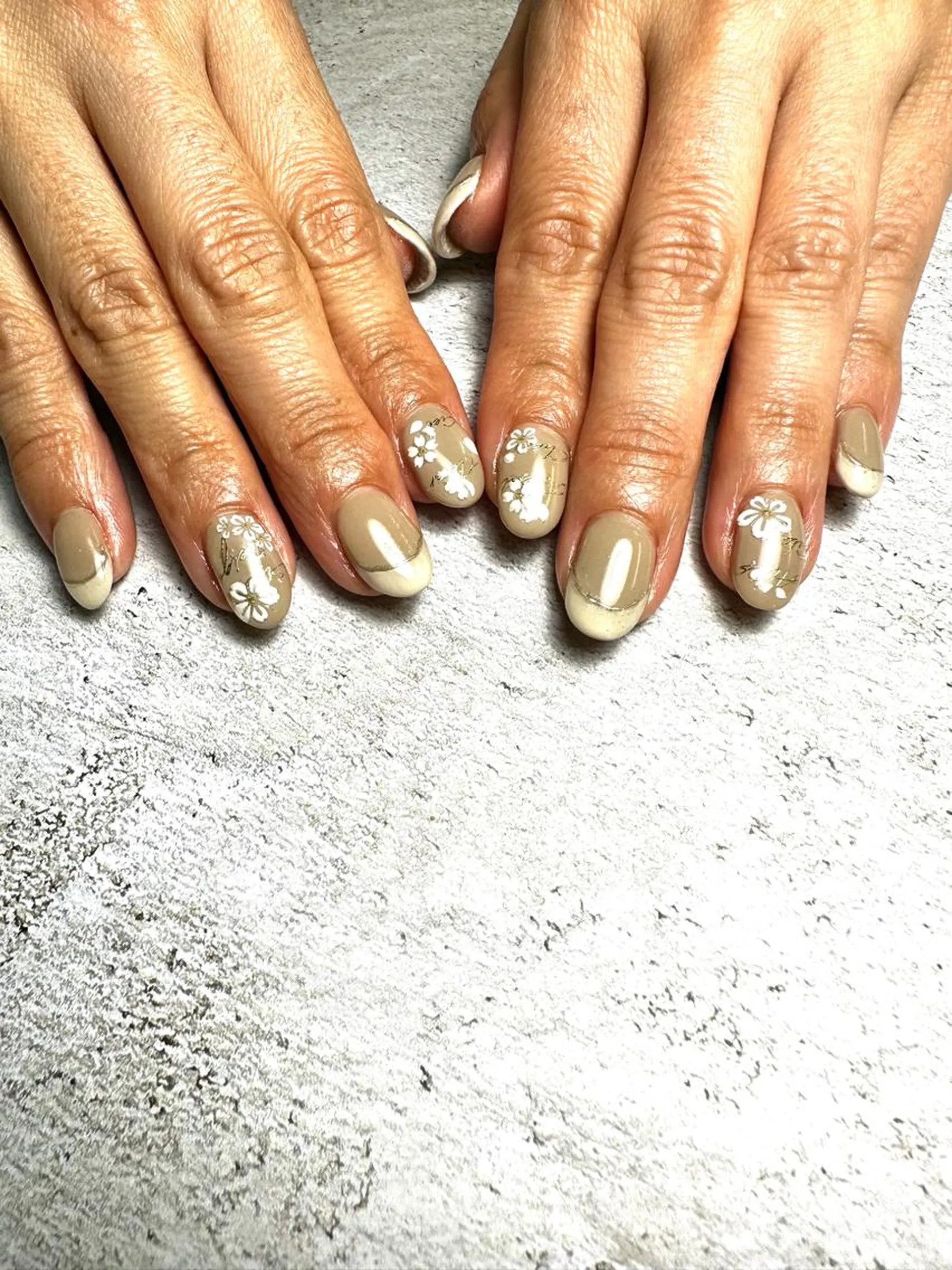 ネイル ダブルフレンチ フレンチネイル ハンドネイル MELLMODE所属・Nakano Kanaのネイルデザイン