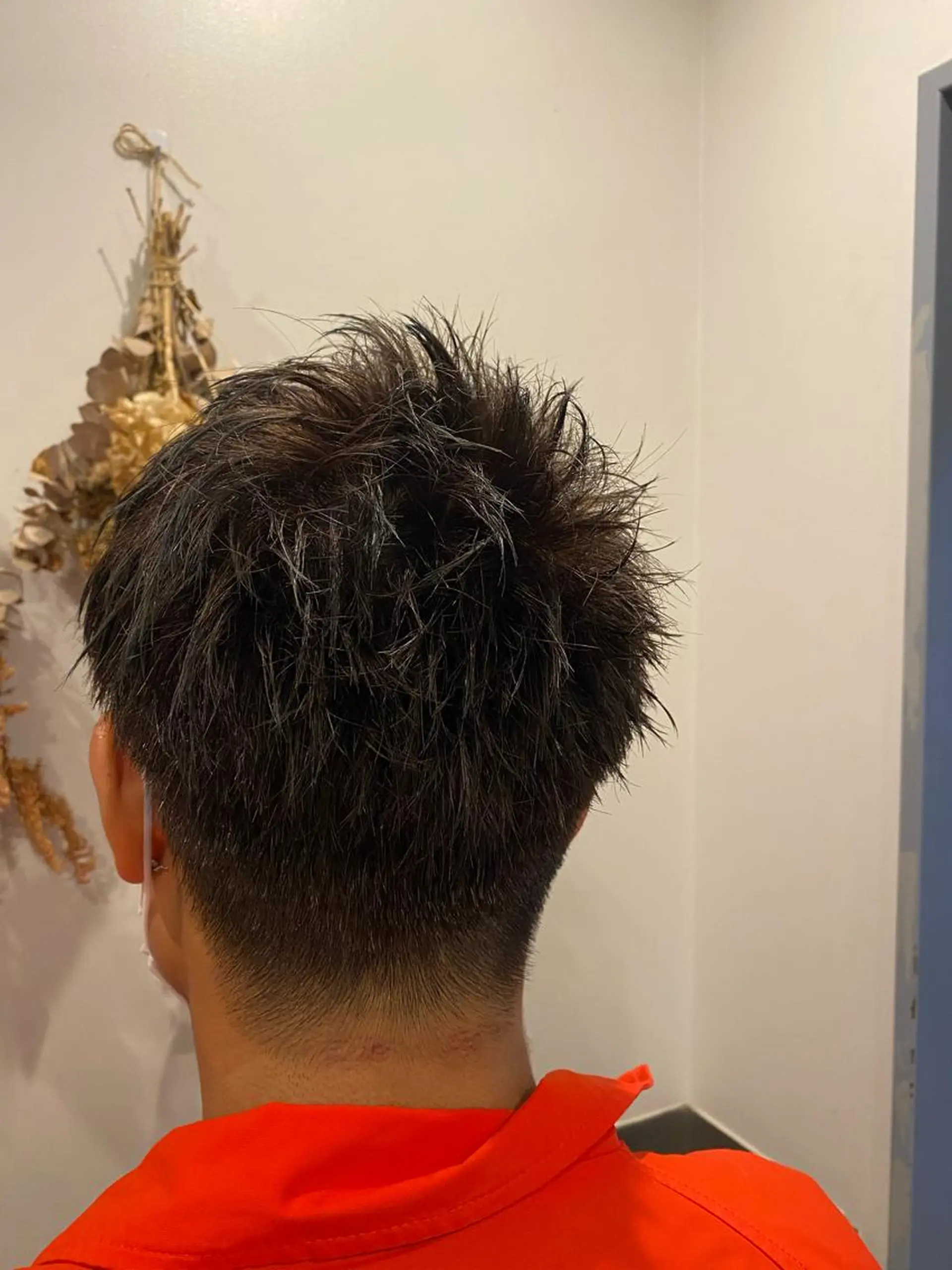 ショート カラー パーマ ヘアアレンジ メンズ メンズパーマの巨匠 鈴木純のヘアスタイル