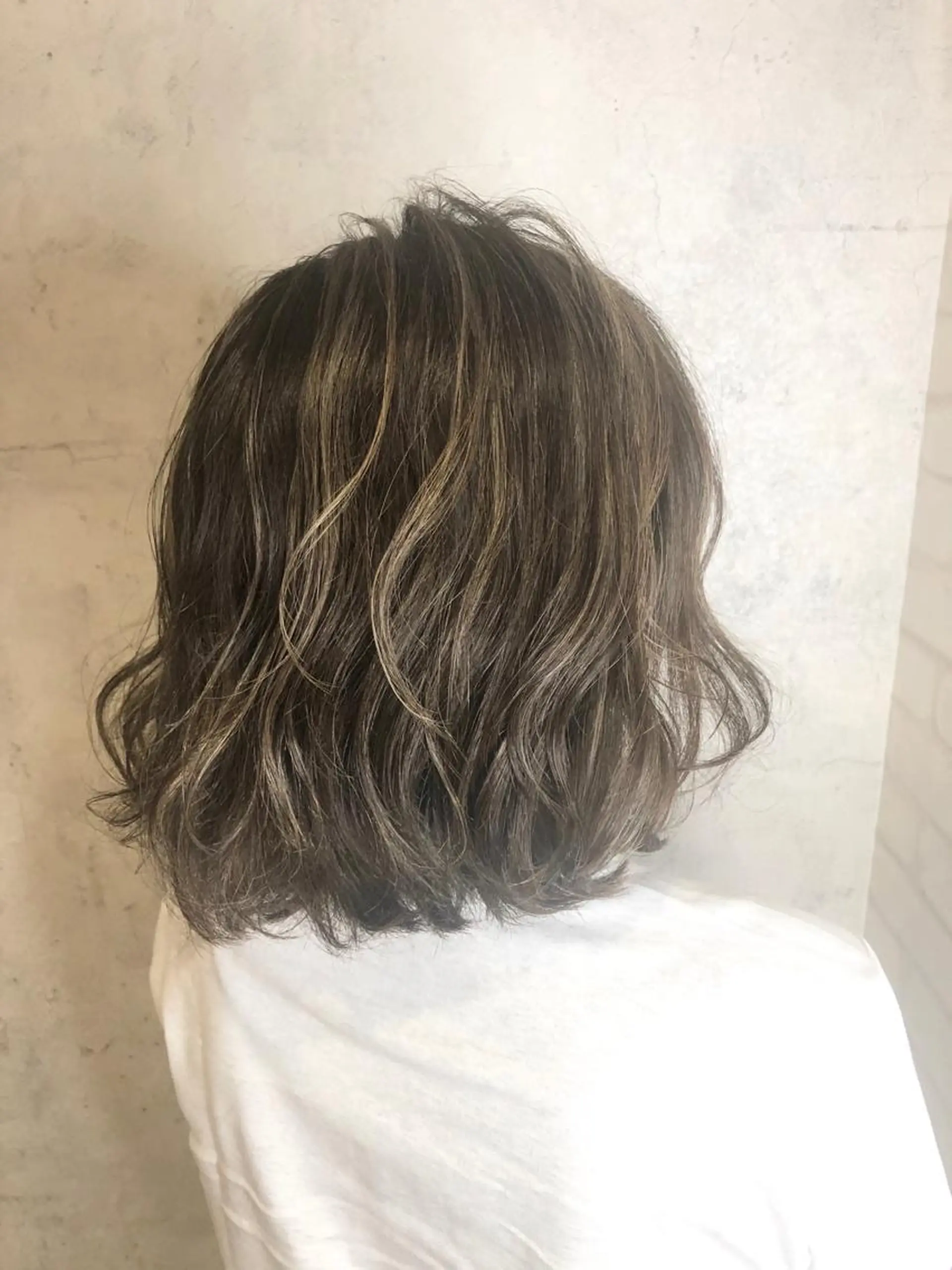 ミディアム 🦄艶カラー×韓国 NANA💎🐬のヘアスタイル