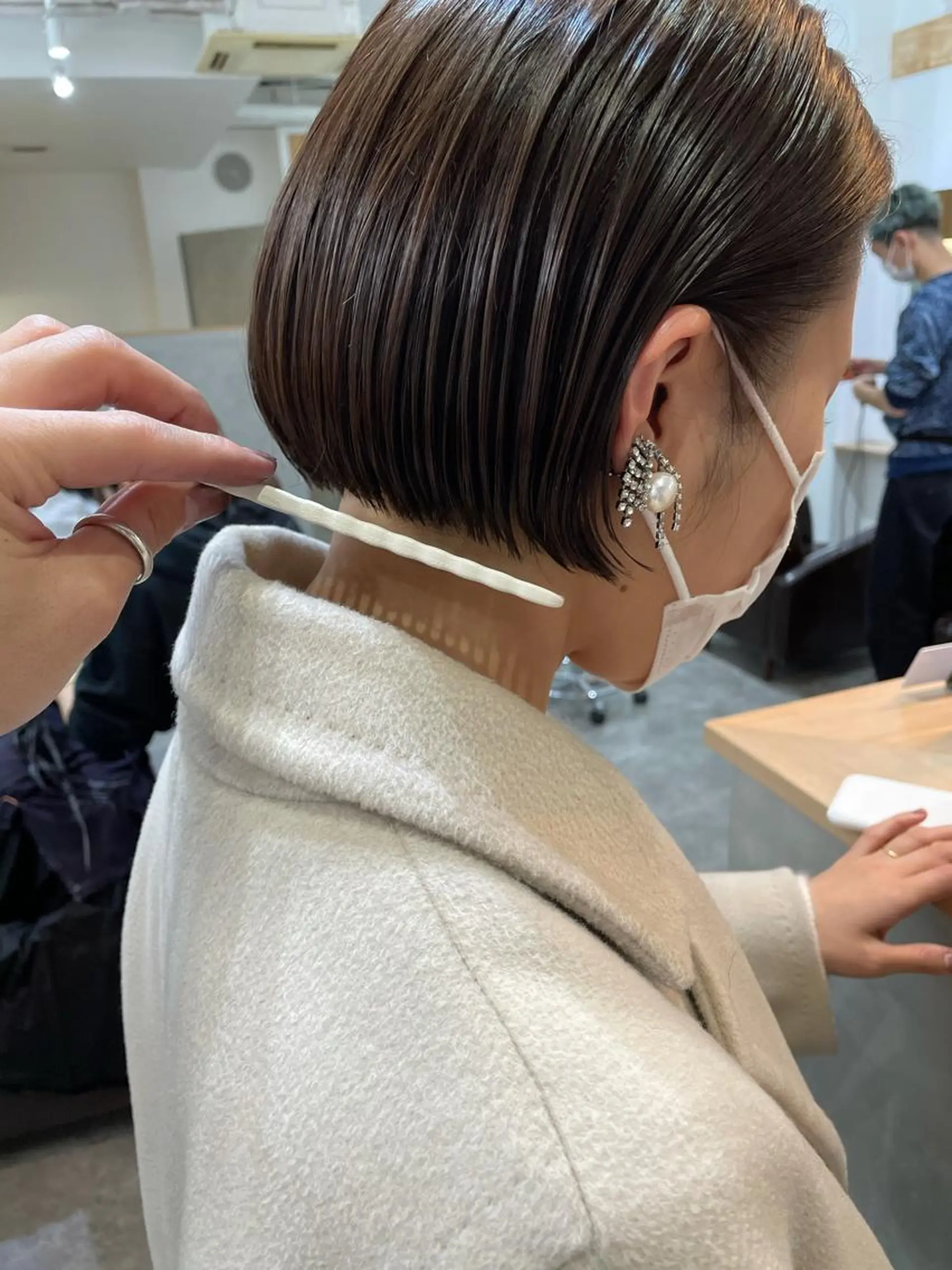 ショート カラー カット ヘアカラー トリートメント パーマ/透明感カラー /ボブ/吉田一生のヘアスタイル