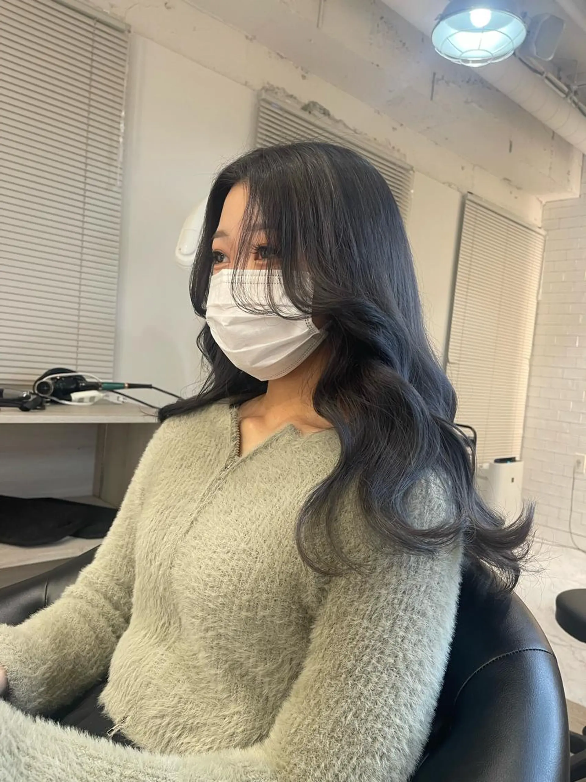 ロング カラー ヘアカラー トリートメント &chaLme   心斎橋所属・emi/髪質改善/ 韓国風/艶カラーのヘアスタイル