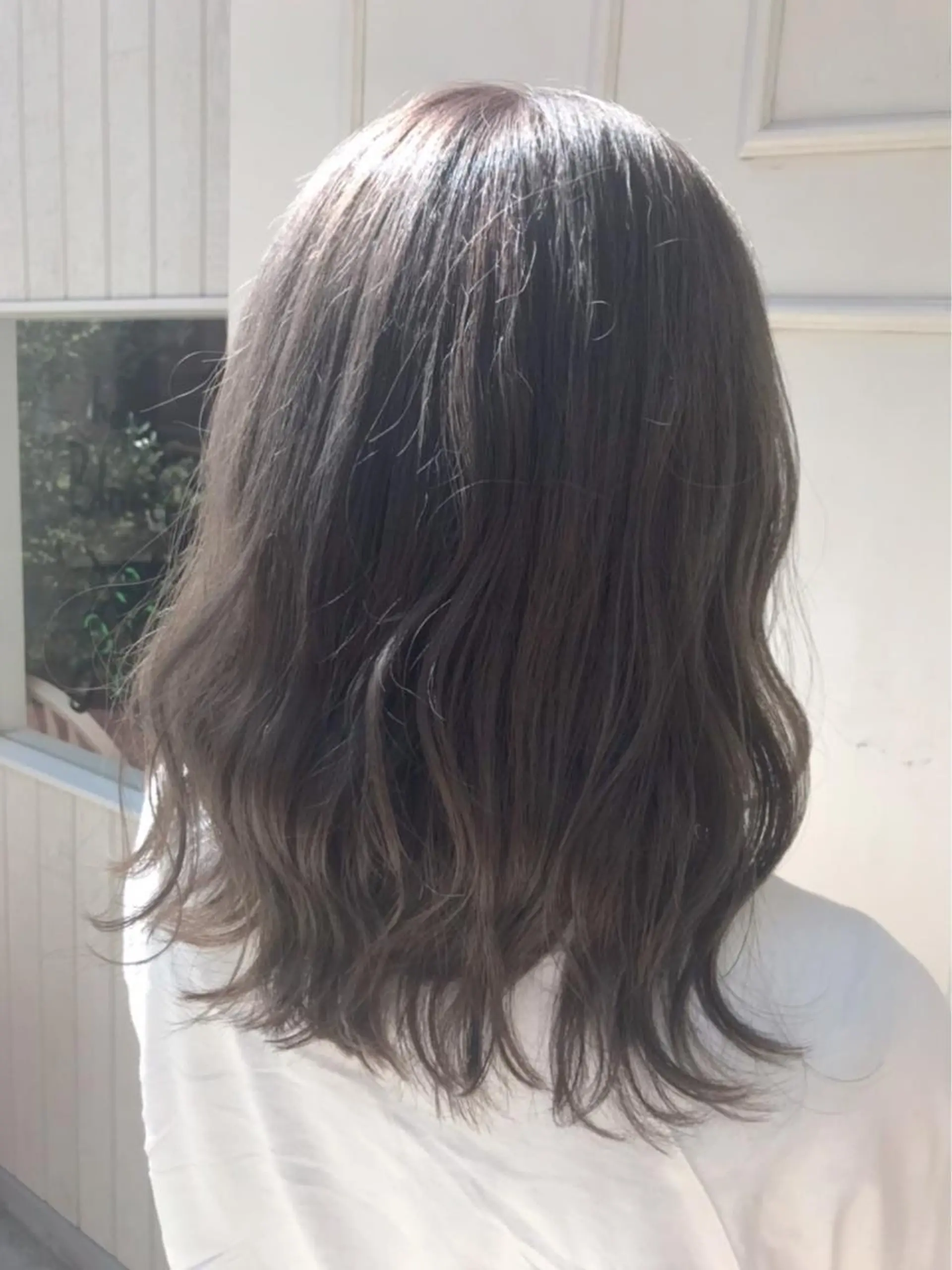 ミディアム カラー グレージュ 🫟Blanco🫟 Color&Careのヘアスタイル