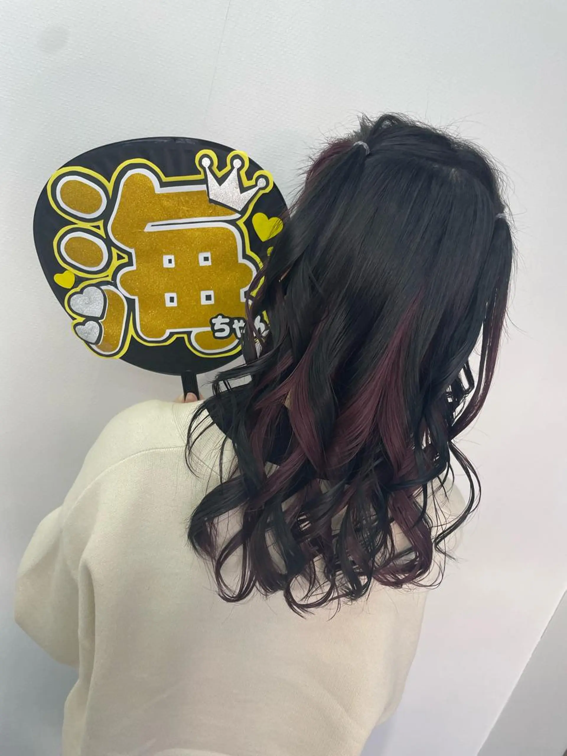 ヘアアレンジ ハーフアップ オノ アカネのヘアスタイル