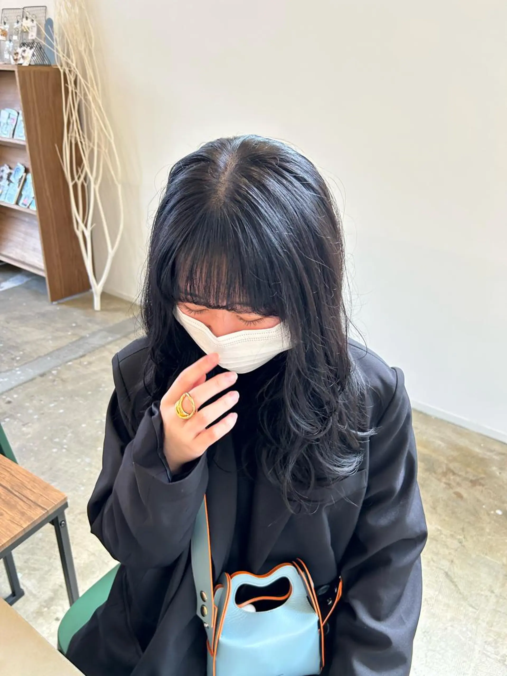 ロング 築地 なずなのヘアスタイル