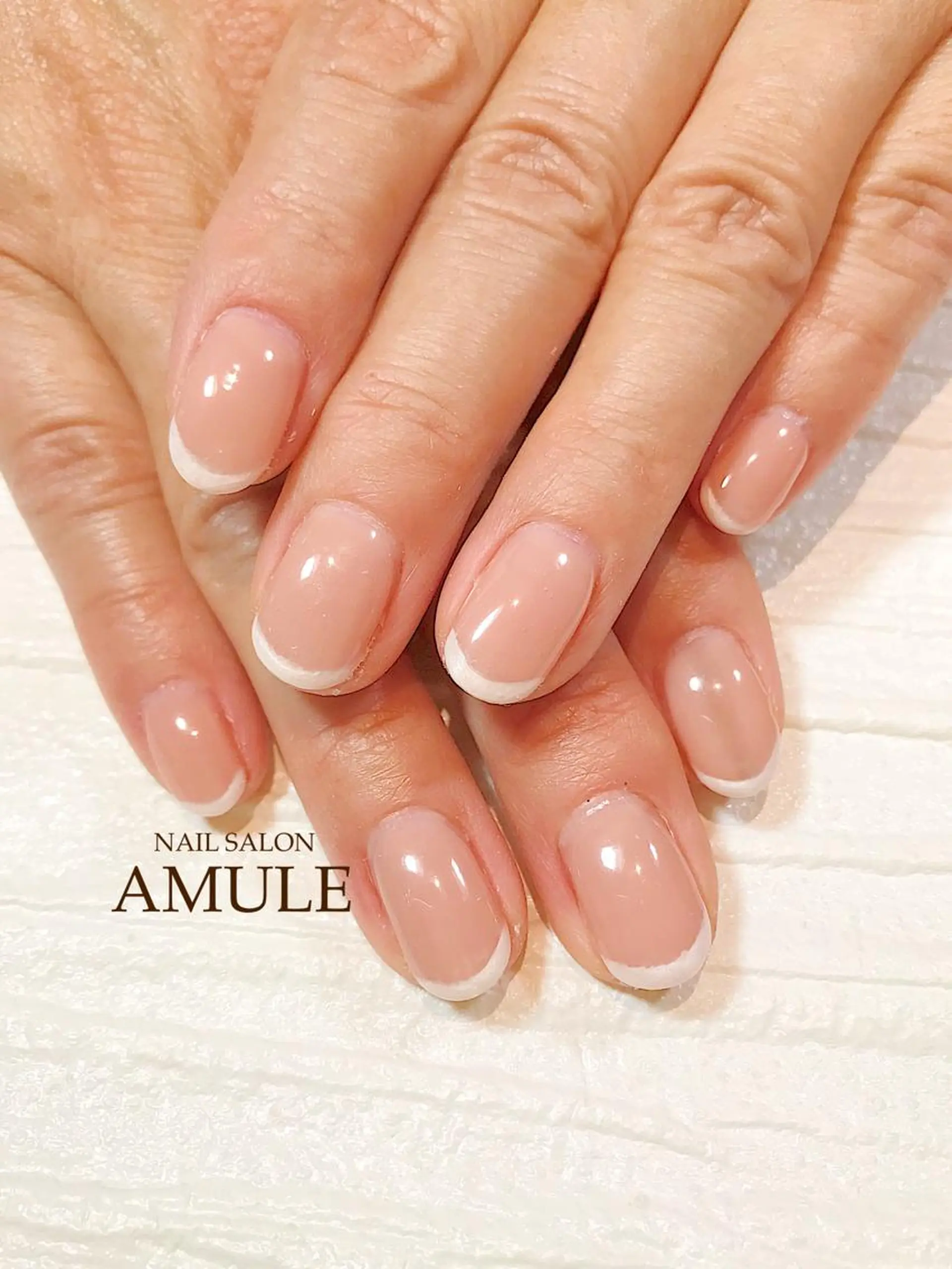 ネイル フレンチネイル ワンカラーネイル ハンドネイル NAILSALON AMULEのネイルデザイン