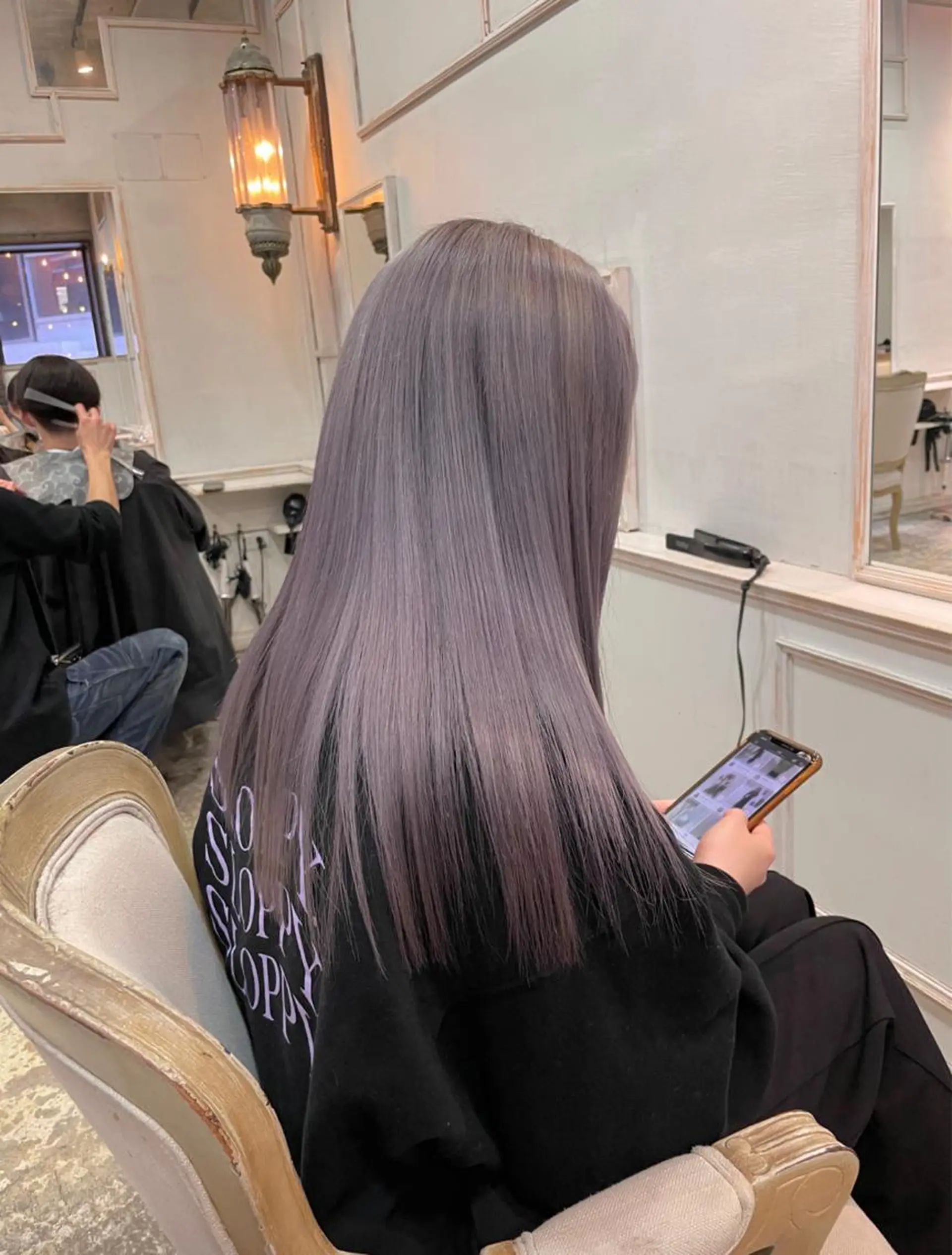 ロング ヘアカラー トリートメント 🔥女子ウケ🔥 メンズカットRIOのヘアスタイル