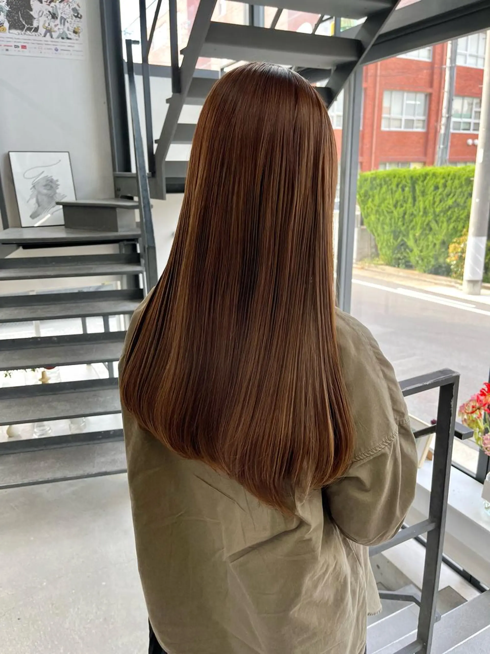 ロング トリートメント 山口 モエのヘアスタイル