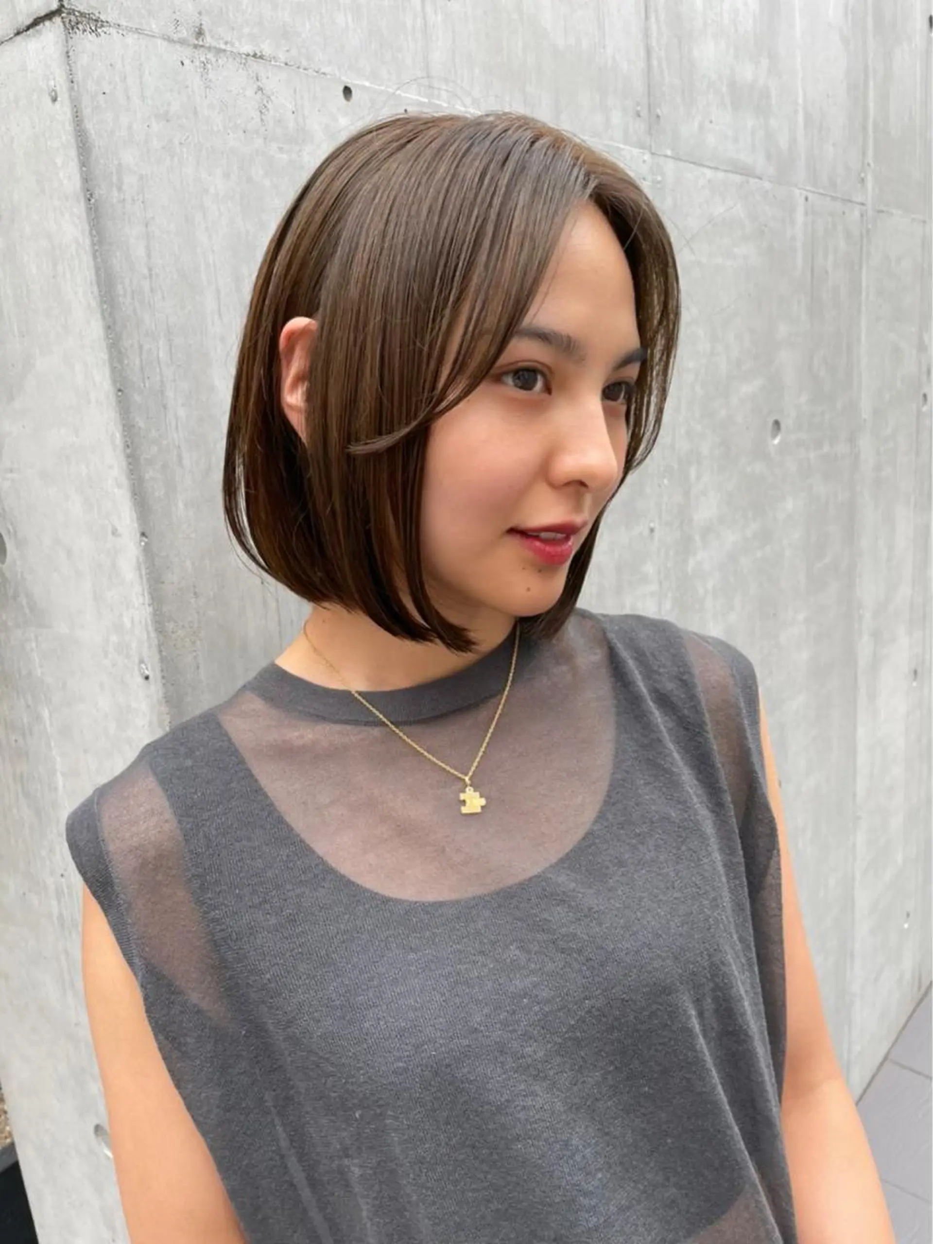 ミディアム カラー ボブ 長めボブ 表参道 髪質改善専門のその他イメージ