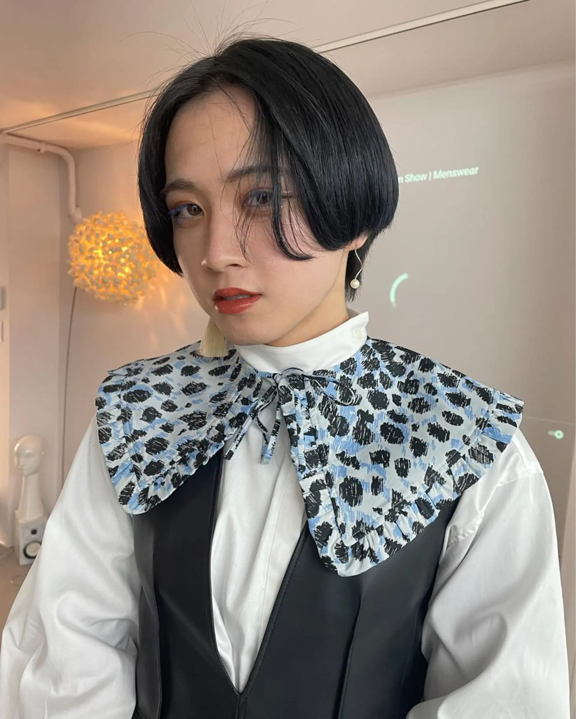 ショート カラー ヘアカラー トリートメント アオキ リノのヘアスタイル