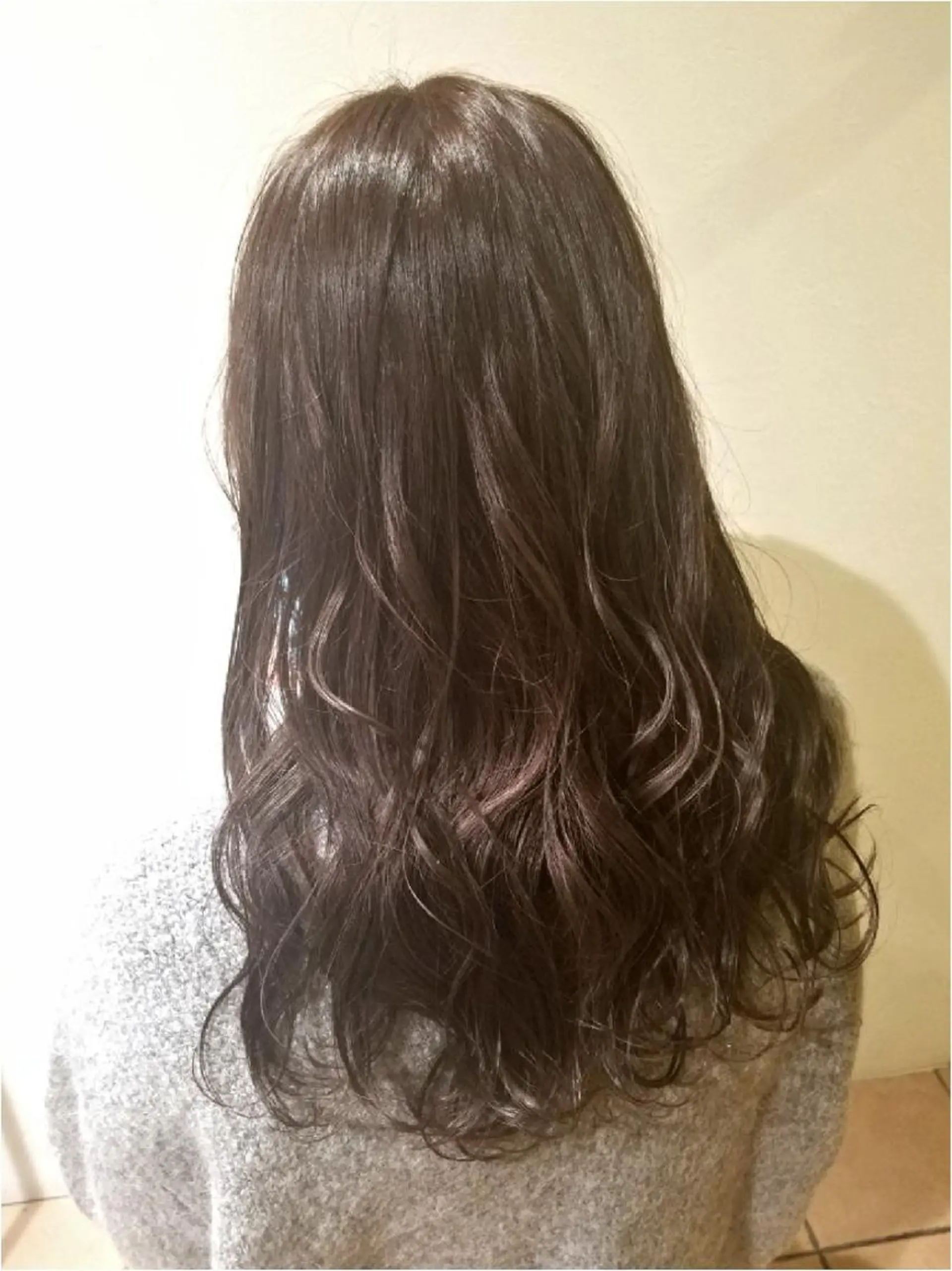 ロング カラー ヘアアレンジ グレージュ 【髪質改善美容師】t occa茨木篠原健太のヘアスタイル