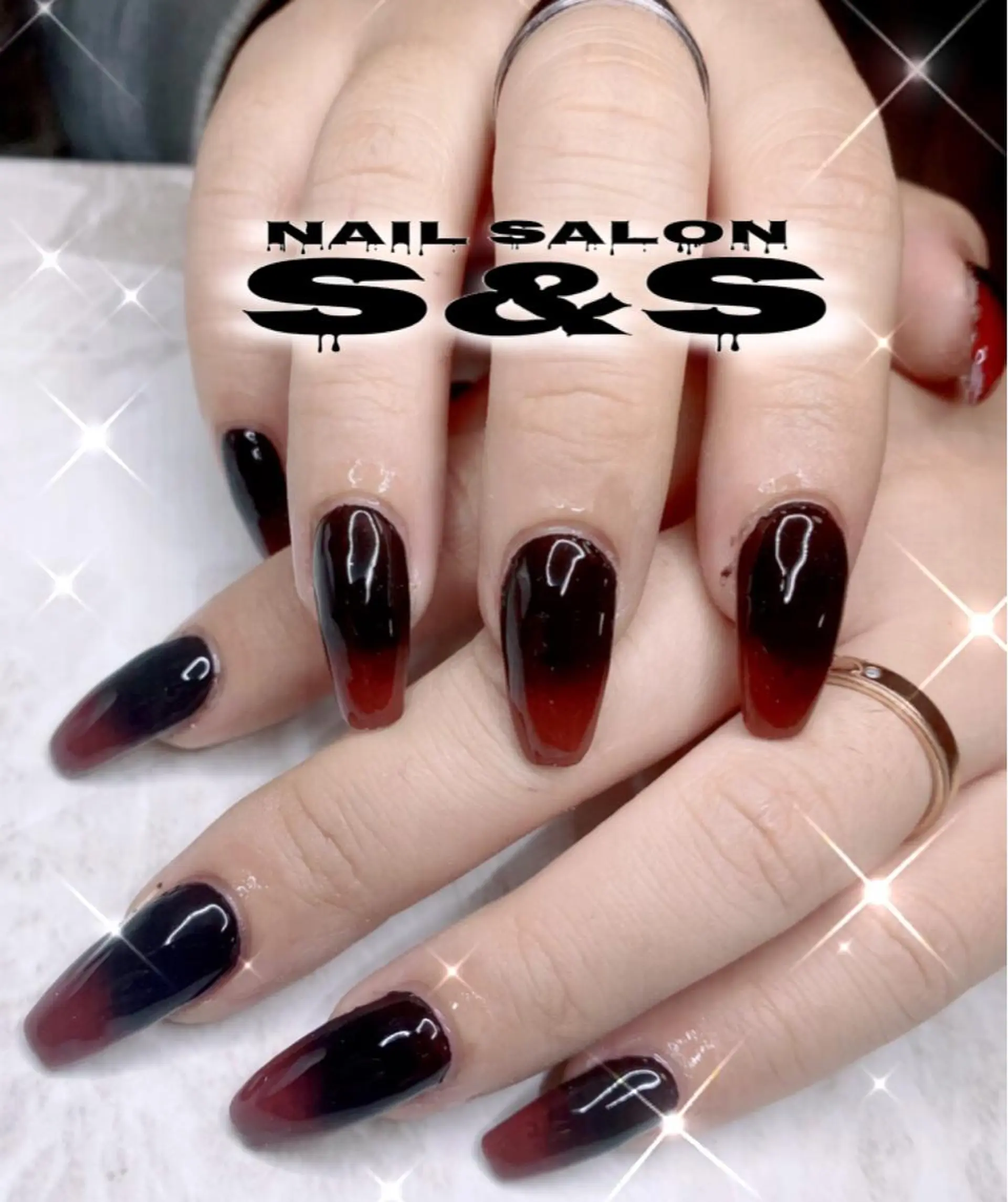 ネイル 長さ出し メンズネイル 持ち込み スカルプネイル S&S 村田小百合のネイルデザイン