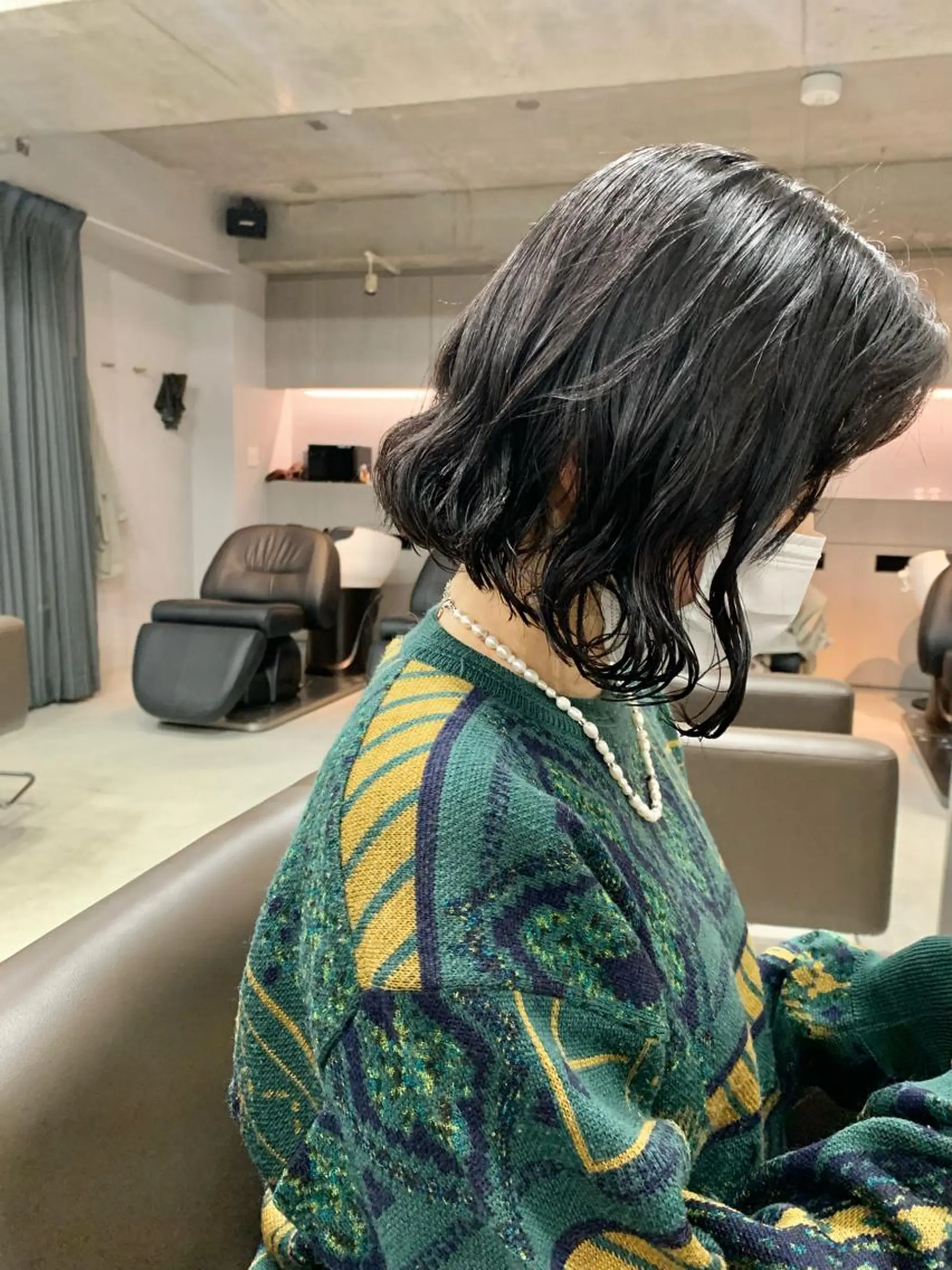 パーマ ボブパーマコテ巻き風 パーマNo1深江秀平のヘアスタイル