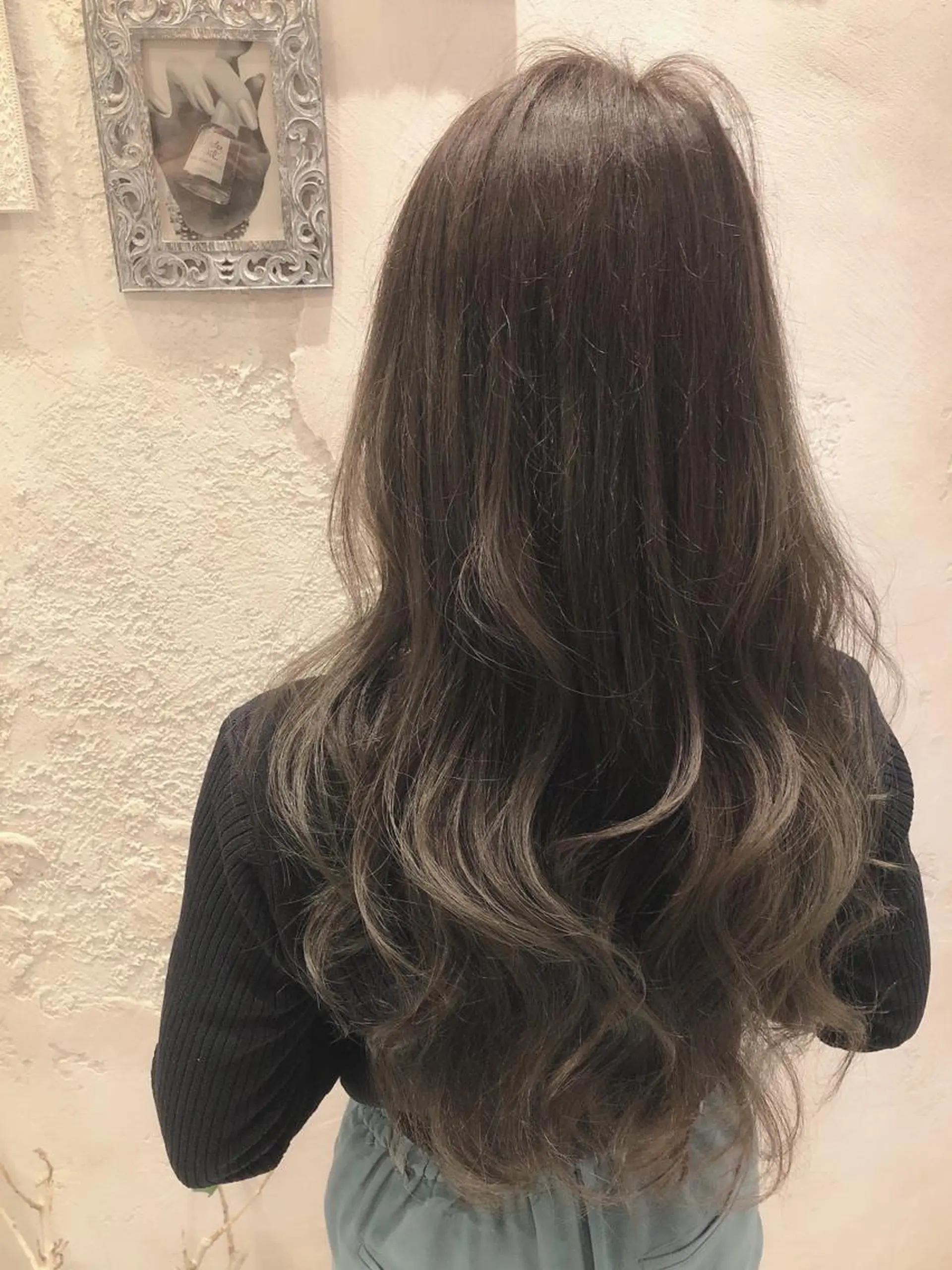 ロング カラー レイヤーカット/ 顔周り 五島巨幹のヘアスタイル