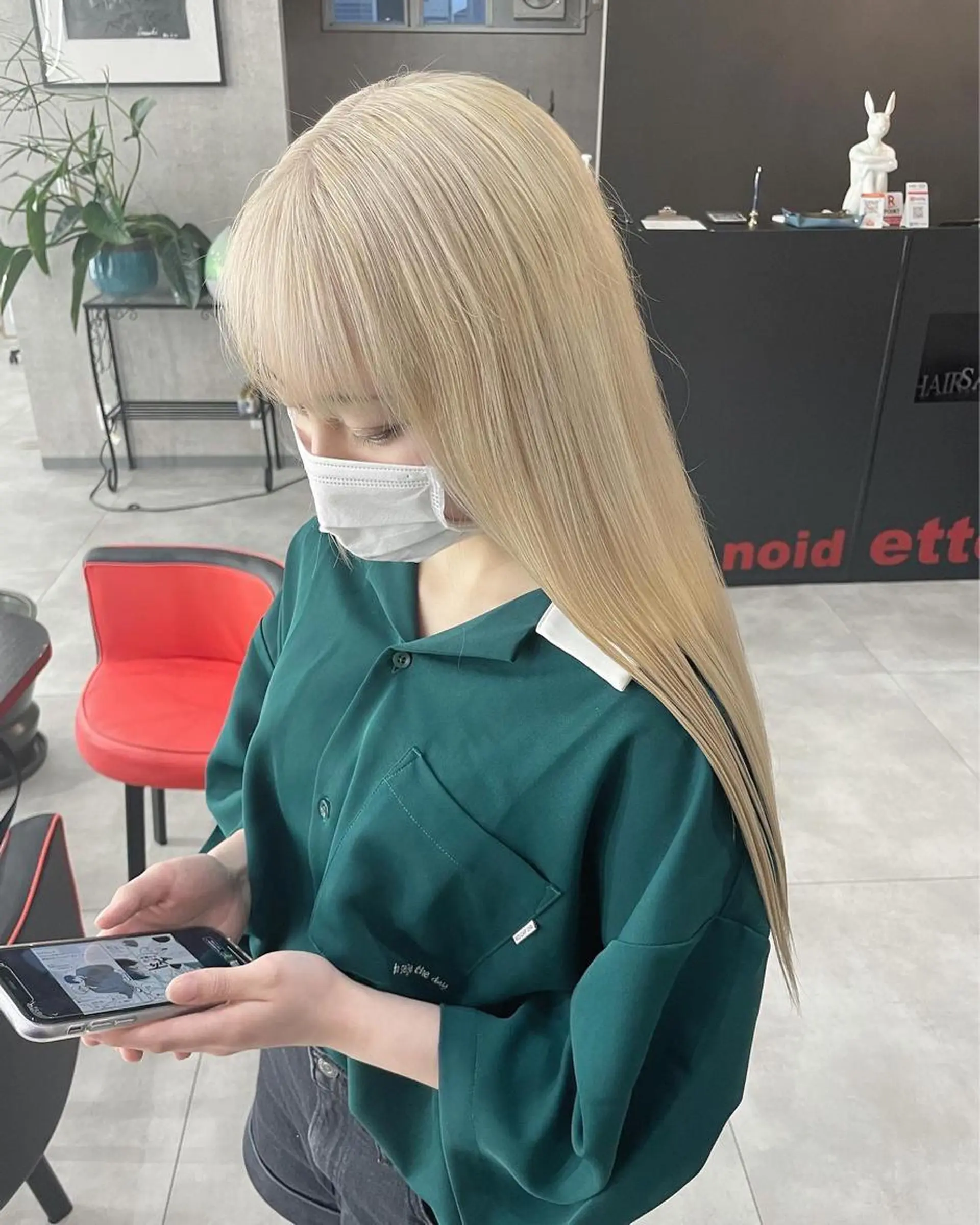 セミロング ヘアカラー actanoid etto所属・佐藤 香太のヘアスタイル