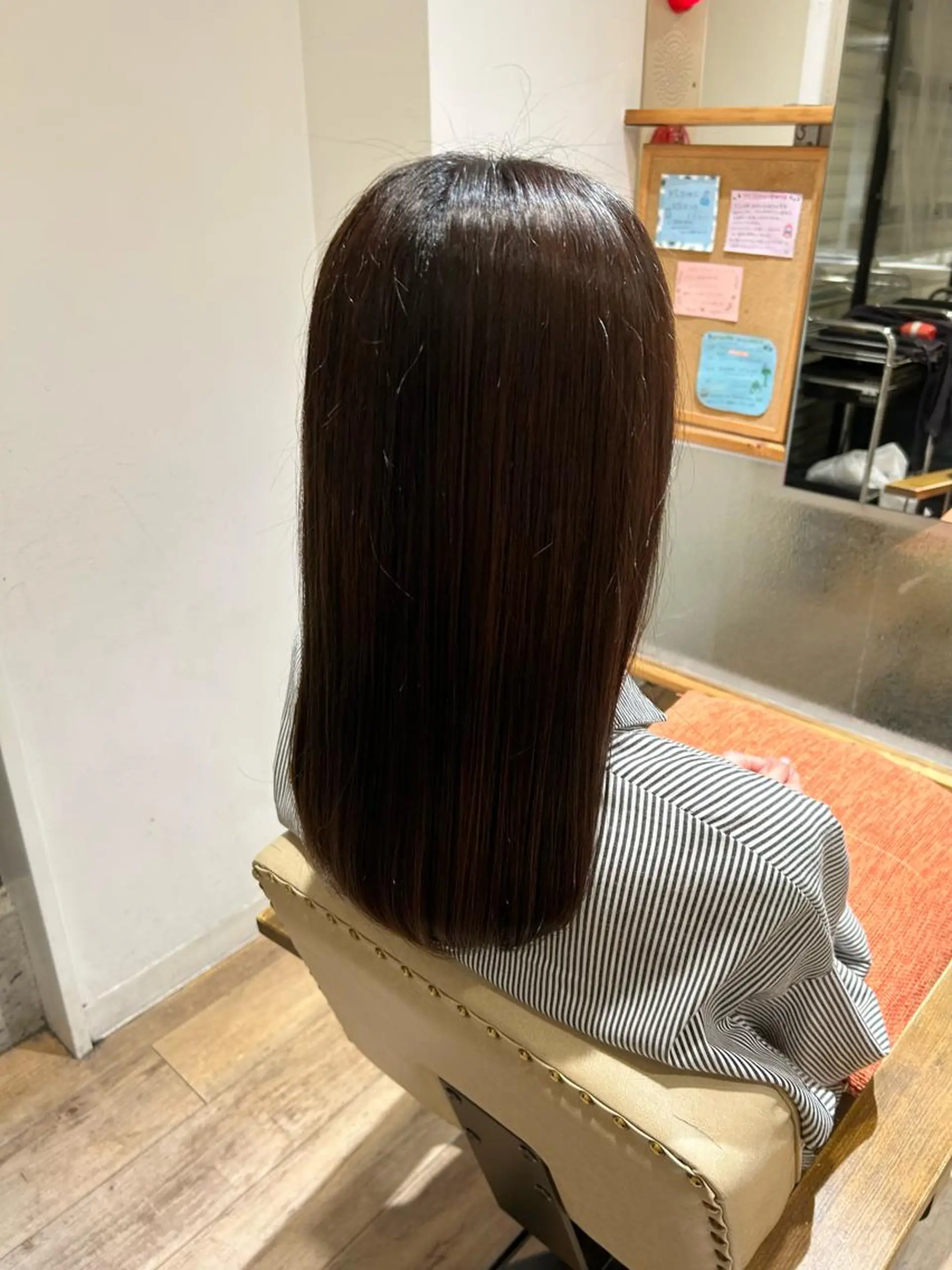 ロング カラー かとう はるかのヘアスタイル