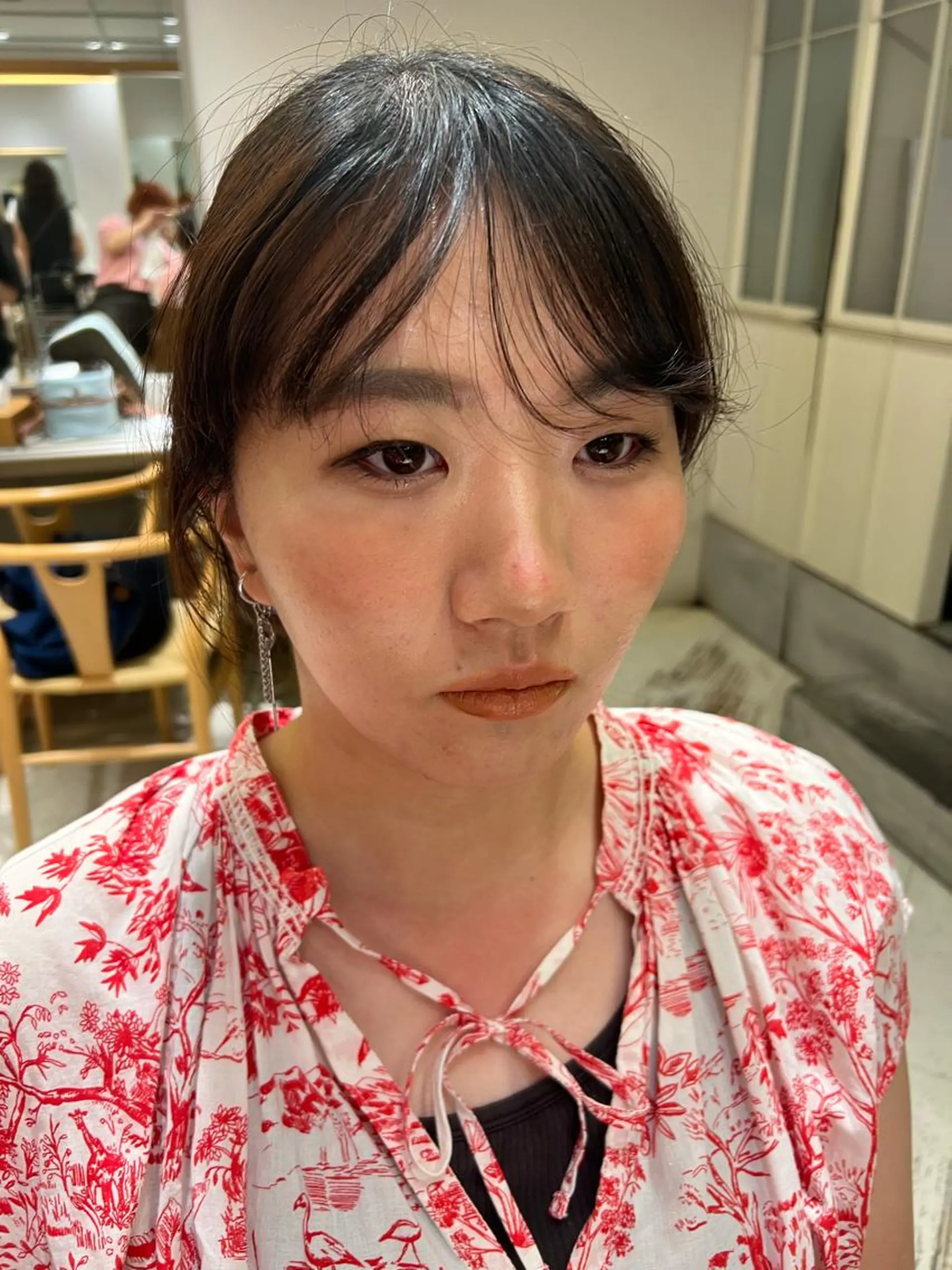 セミロング パーマ セミロングパーマ パーマ ROBBY所属・松井美樹/似合わせ ガーリー・韓国のヘアスタイル