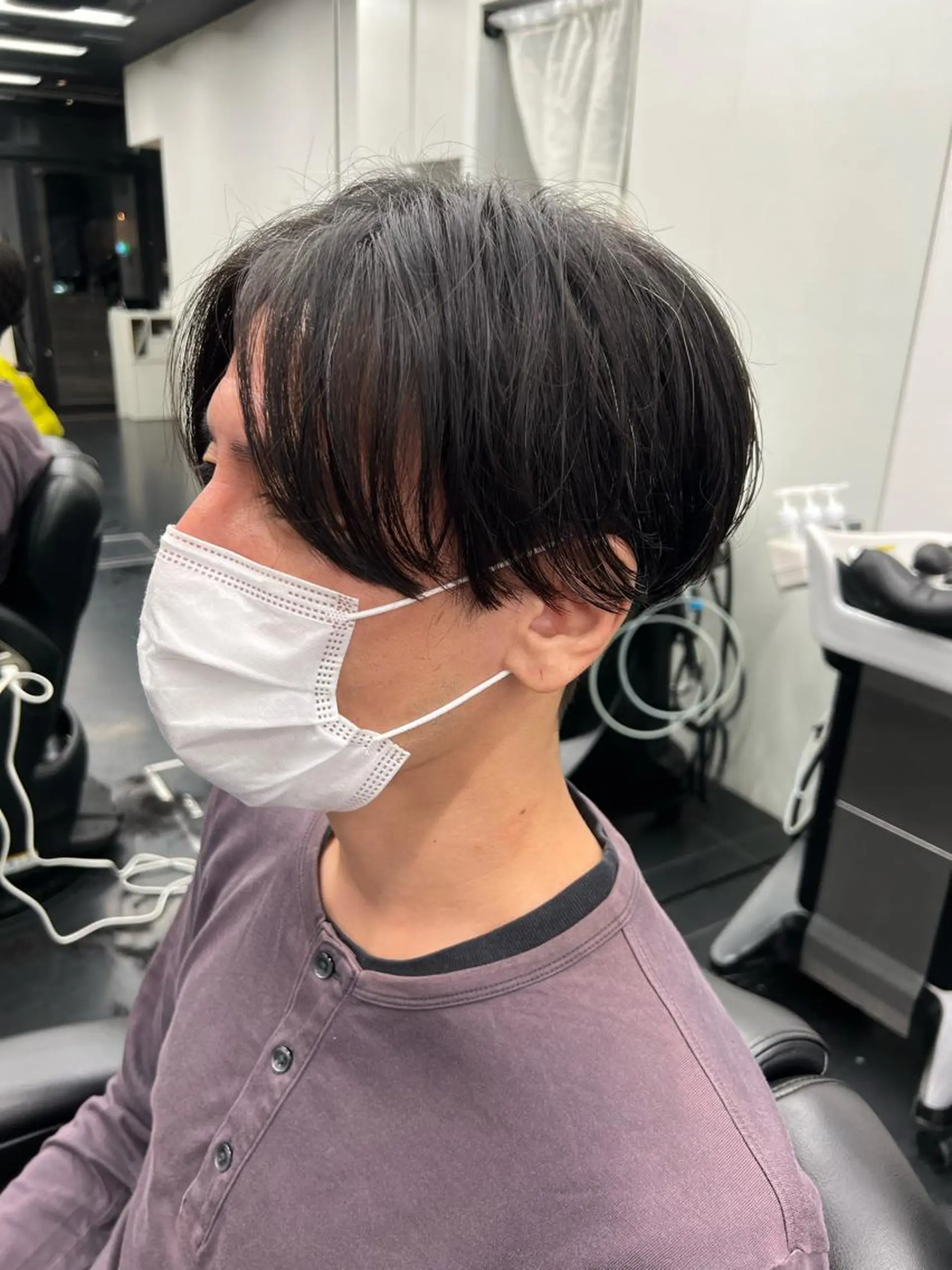 ショート ラヴィザバーバー所属・メンズカット オカムラリョウのヘアスタイル