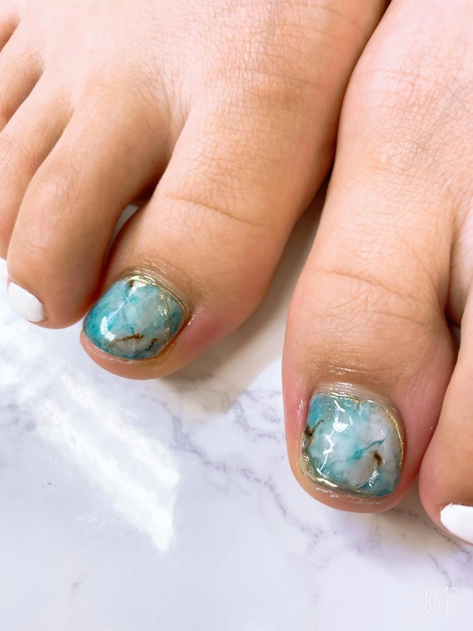 ショート フットネイル JNA認定講師🌸 RIEのネイルデザイン