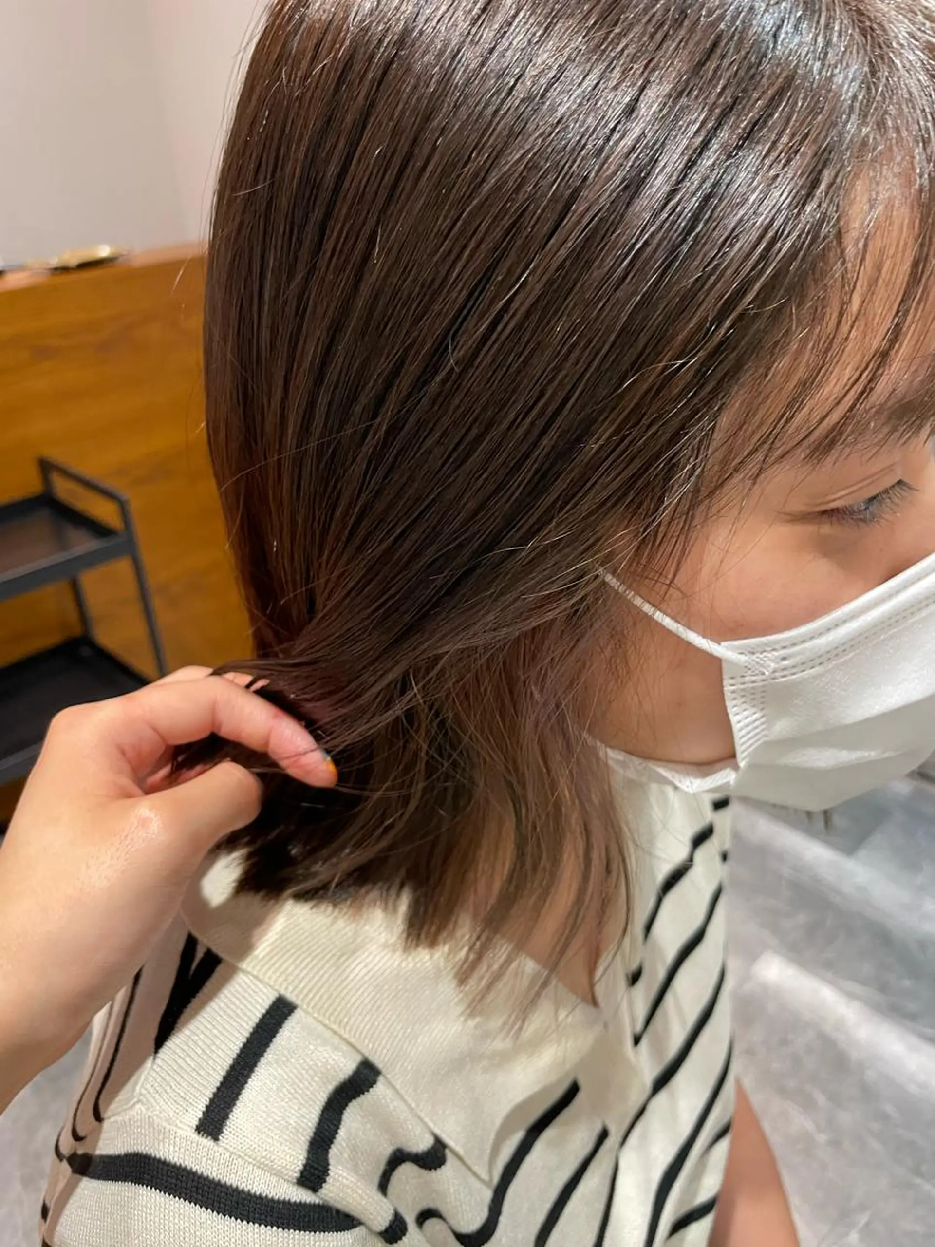 ミディアム 💜透明感カラー🌈 /森絵美莉⛄️❄️のヘアスタイル