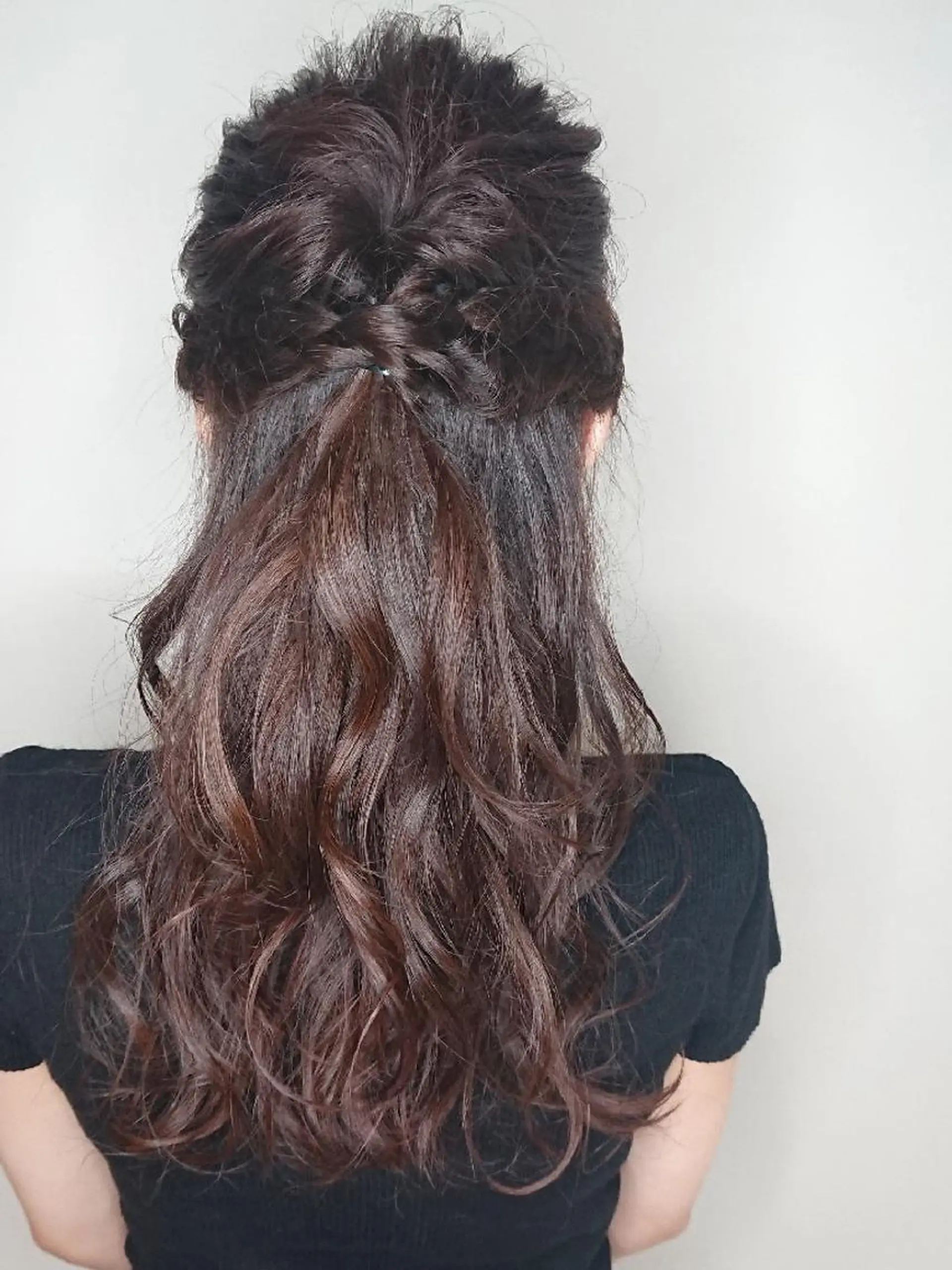 ヘアアレンジ ✨ブリーチなし透明感 カラー✨ゆりかのヘアスタイル