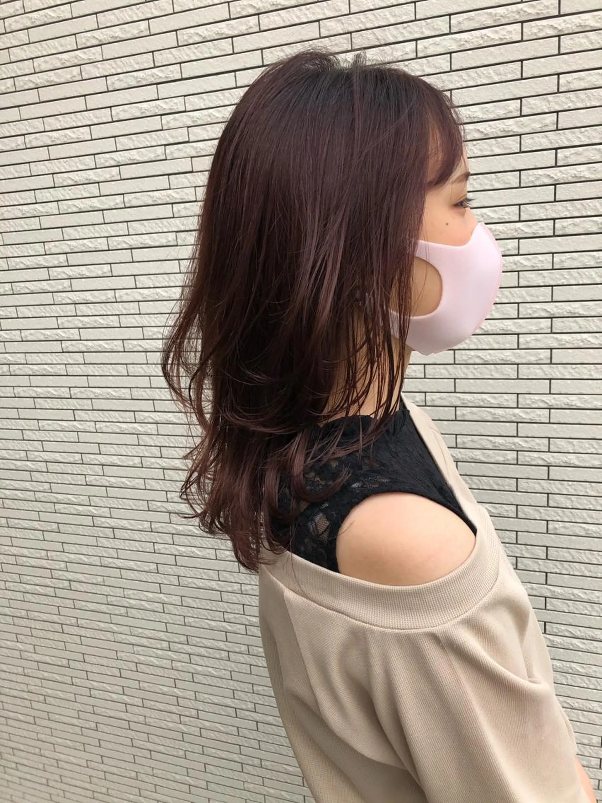 ミディアム カラー レイヤーカット クドウレイ fifth渋谷のヘアスタイル