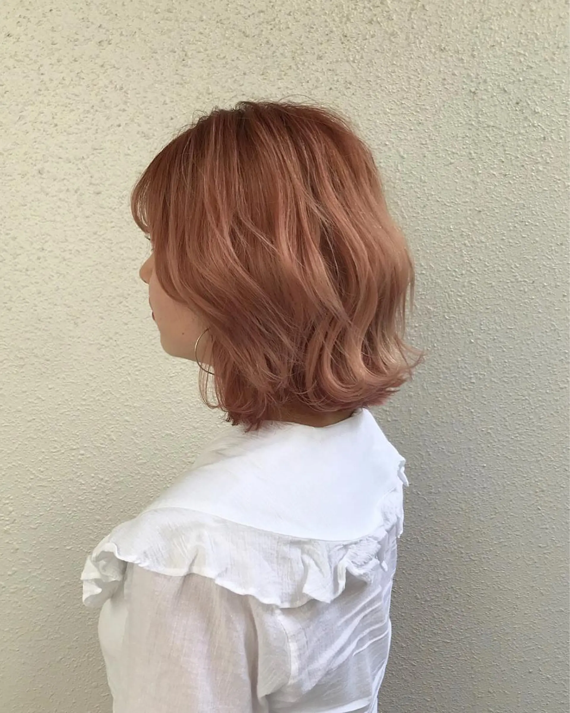 ショート カラー ブリーチ ピンクカラー インナーカラー/天神 ブリーチ/吉田のヘアスタイル