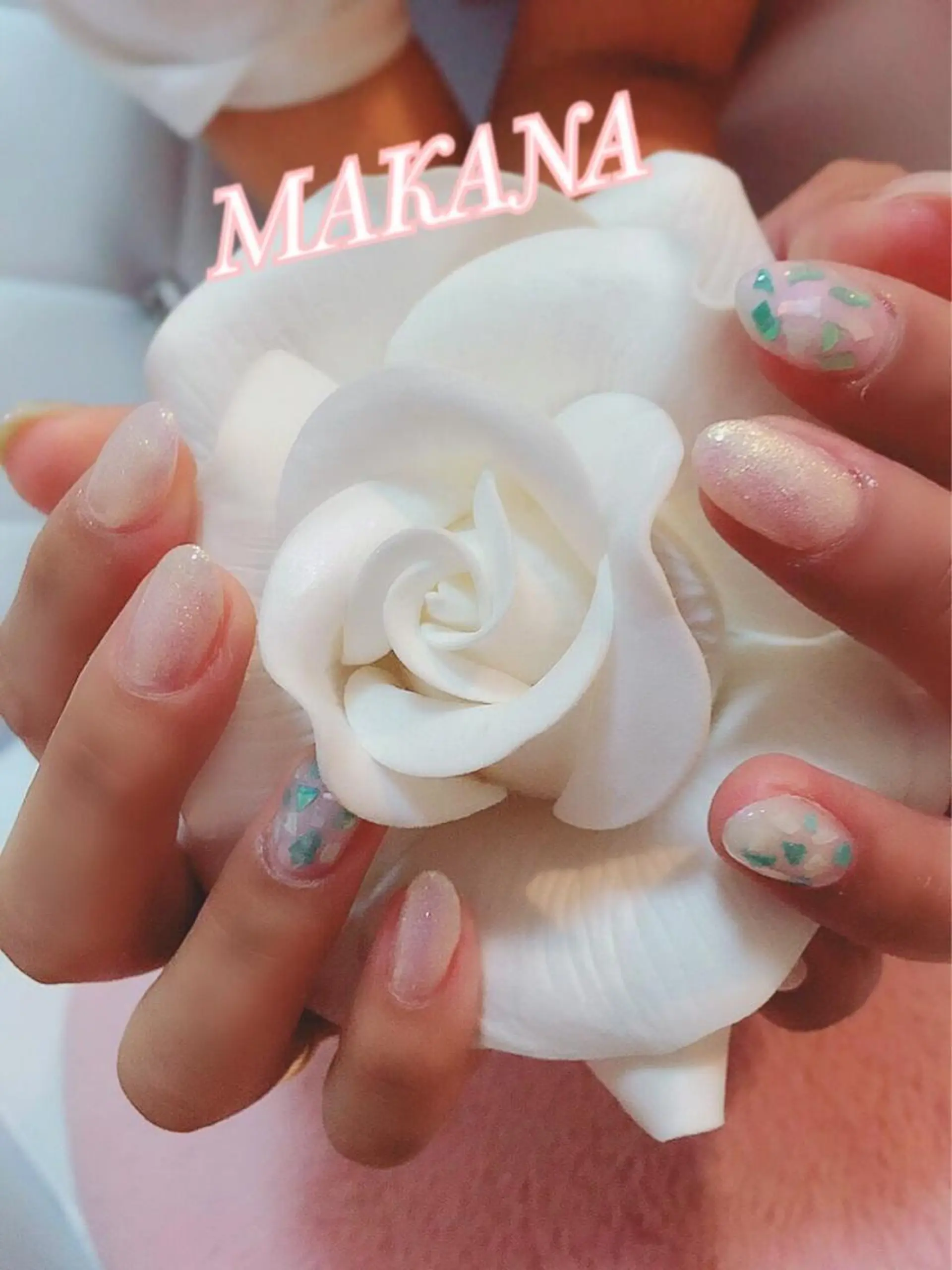 ネイル オフィスネイル ハンドネイル MAKANA所属・鈴木 ユニのネイルデザイン