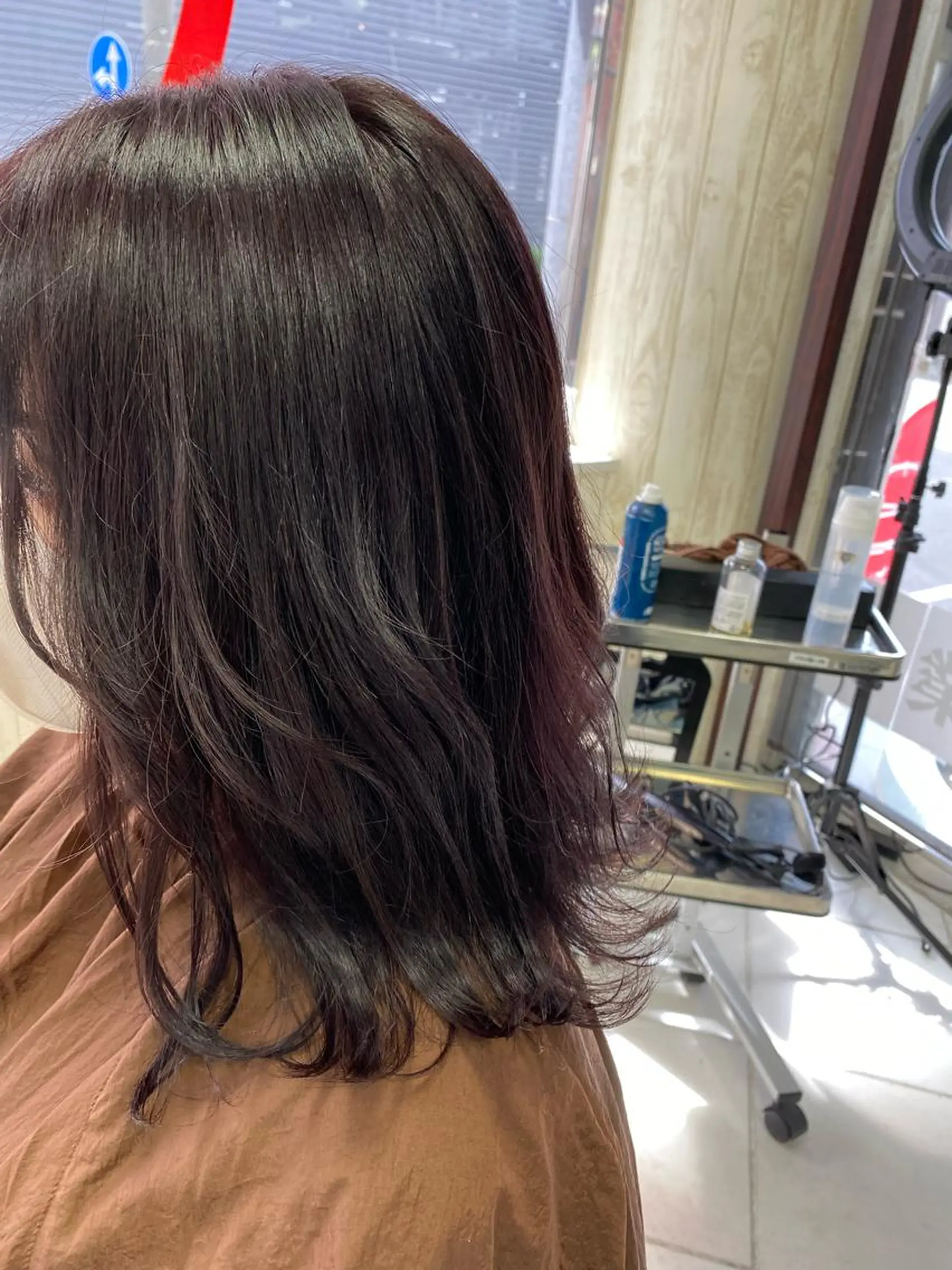 ミディアム カラー サイトウ リョウヤのヘアスタイル