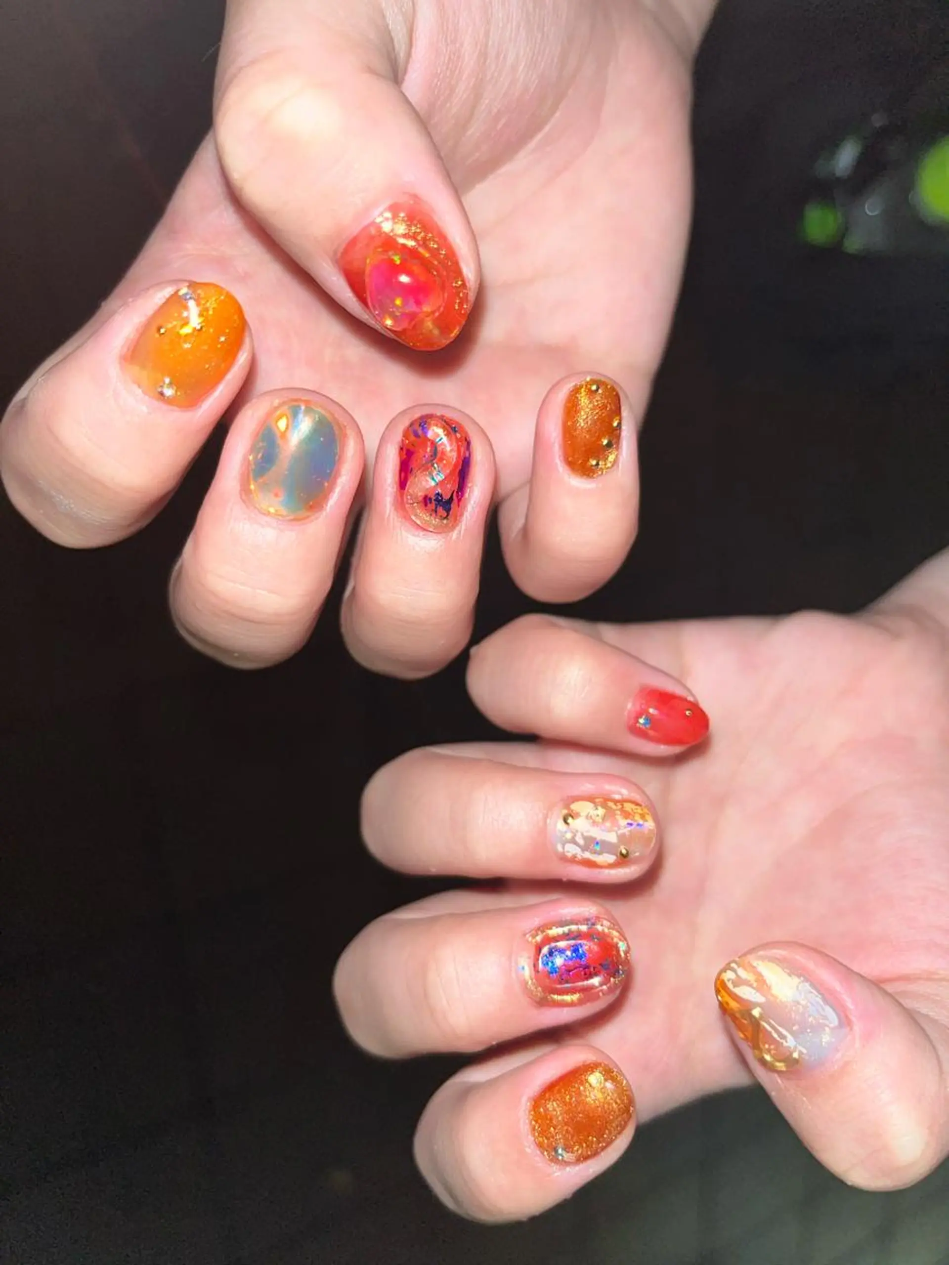 ネイル Spiky とうげ ふうかのネイルデザイン