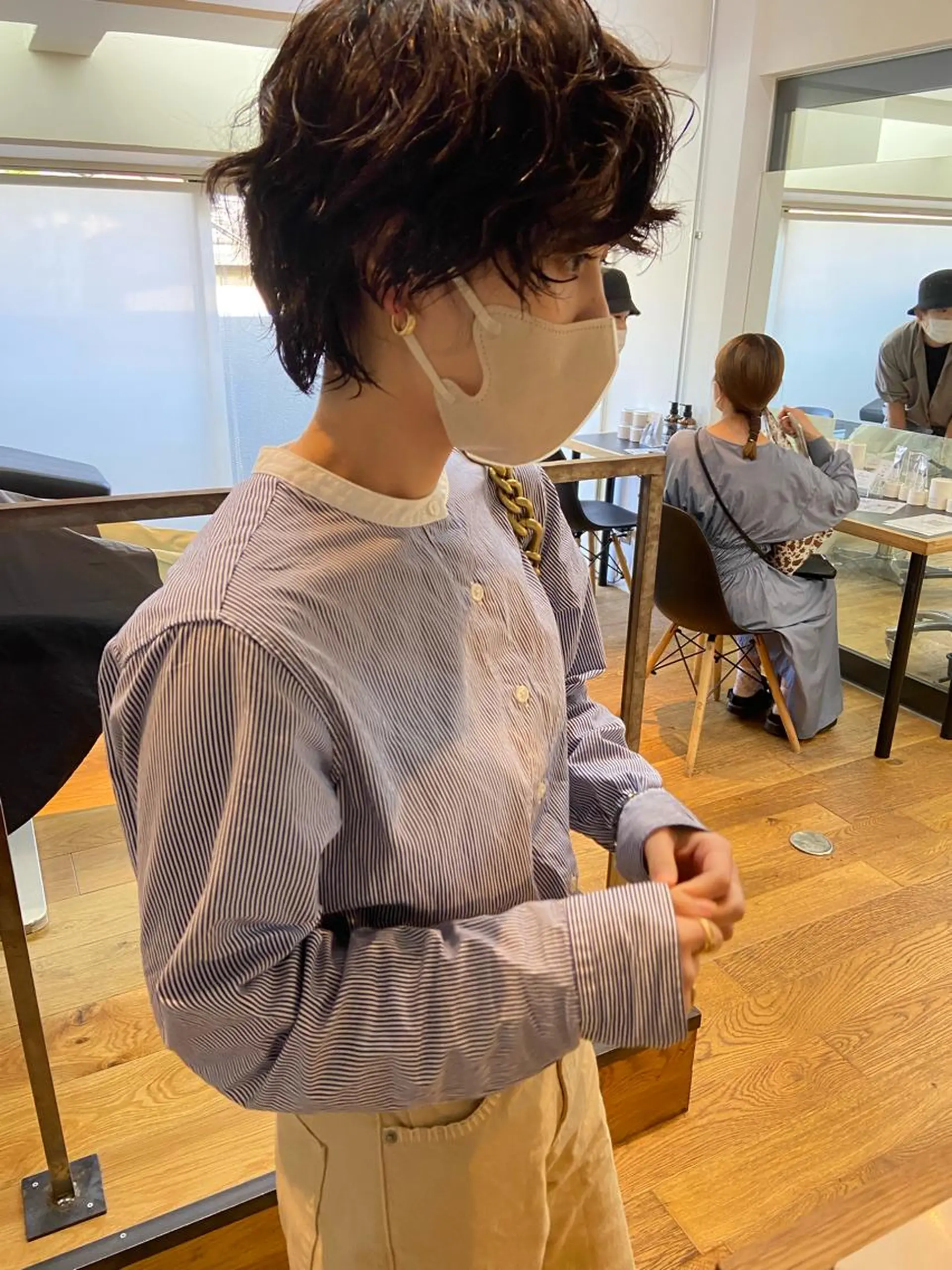 ショート パーマ ショート/ボブ/ パーマ/柏原良亮のヘアスタイル