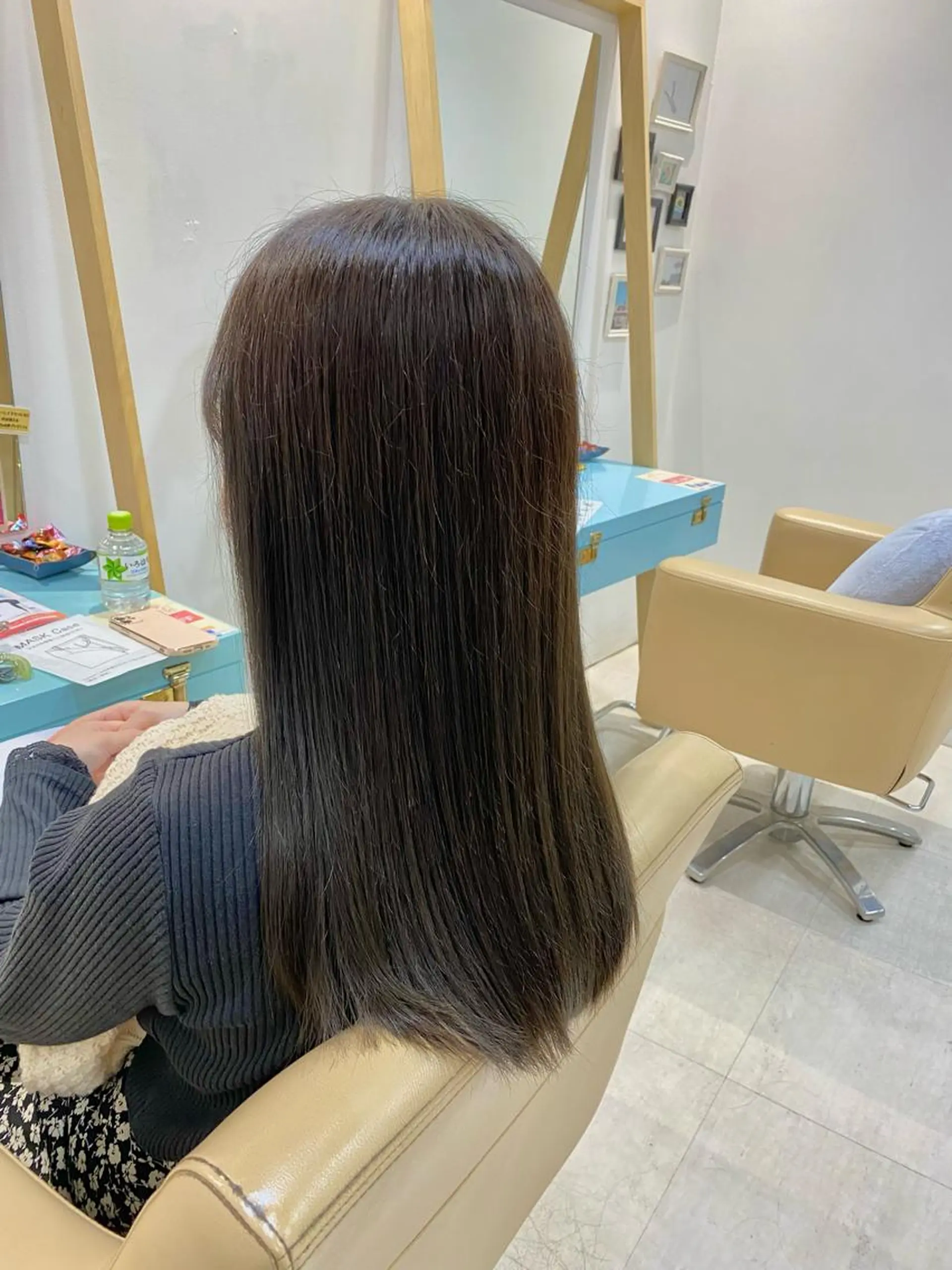 ミディアム カラー 荒木 たけるのヘアスタイル