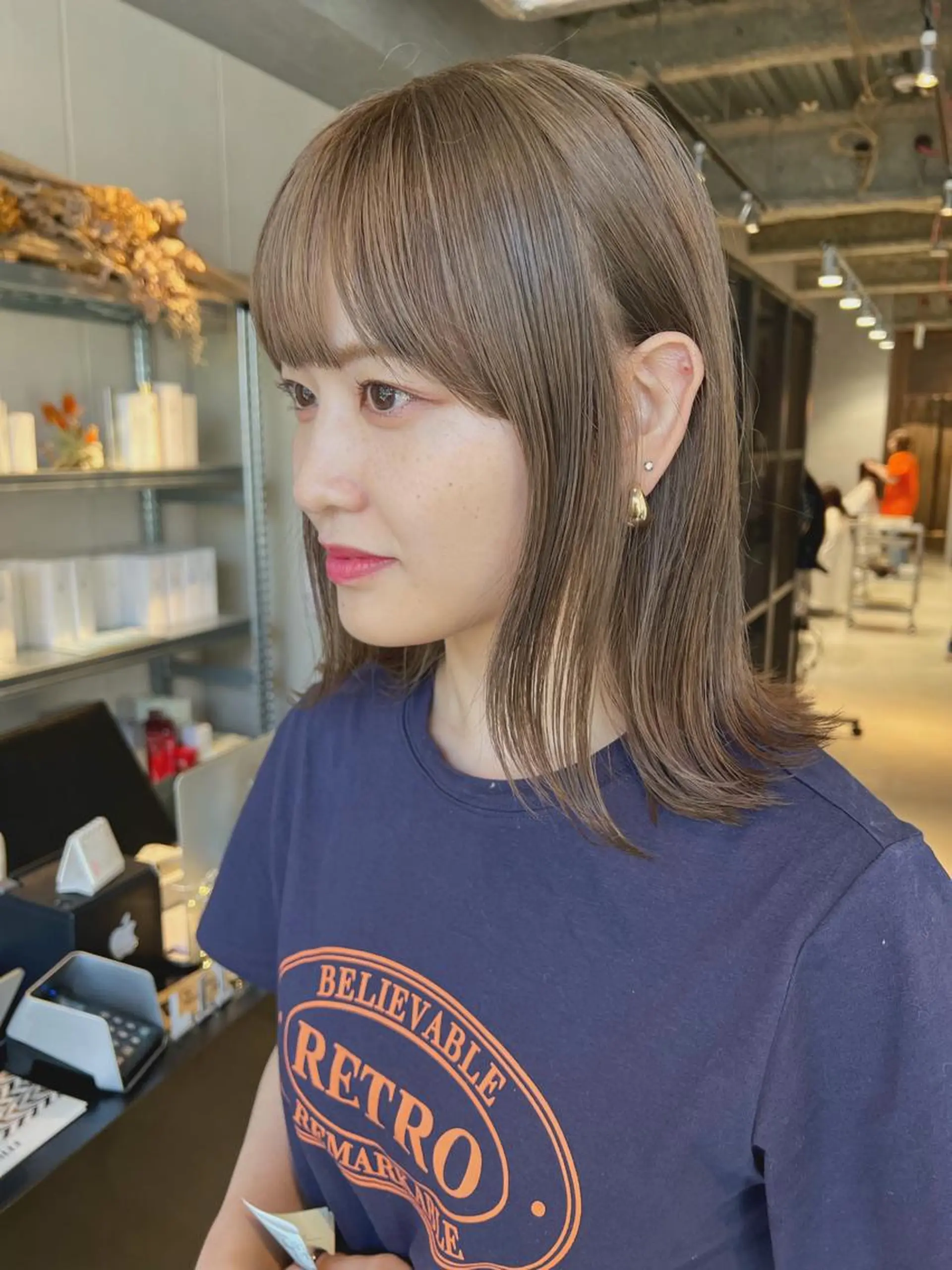 セミロング 大澤 叶方のヘアスタイル