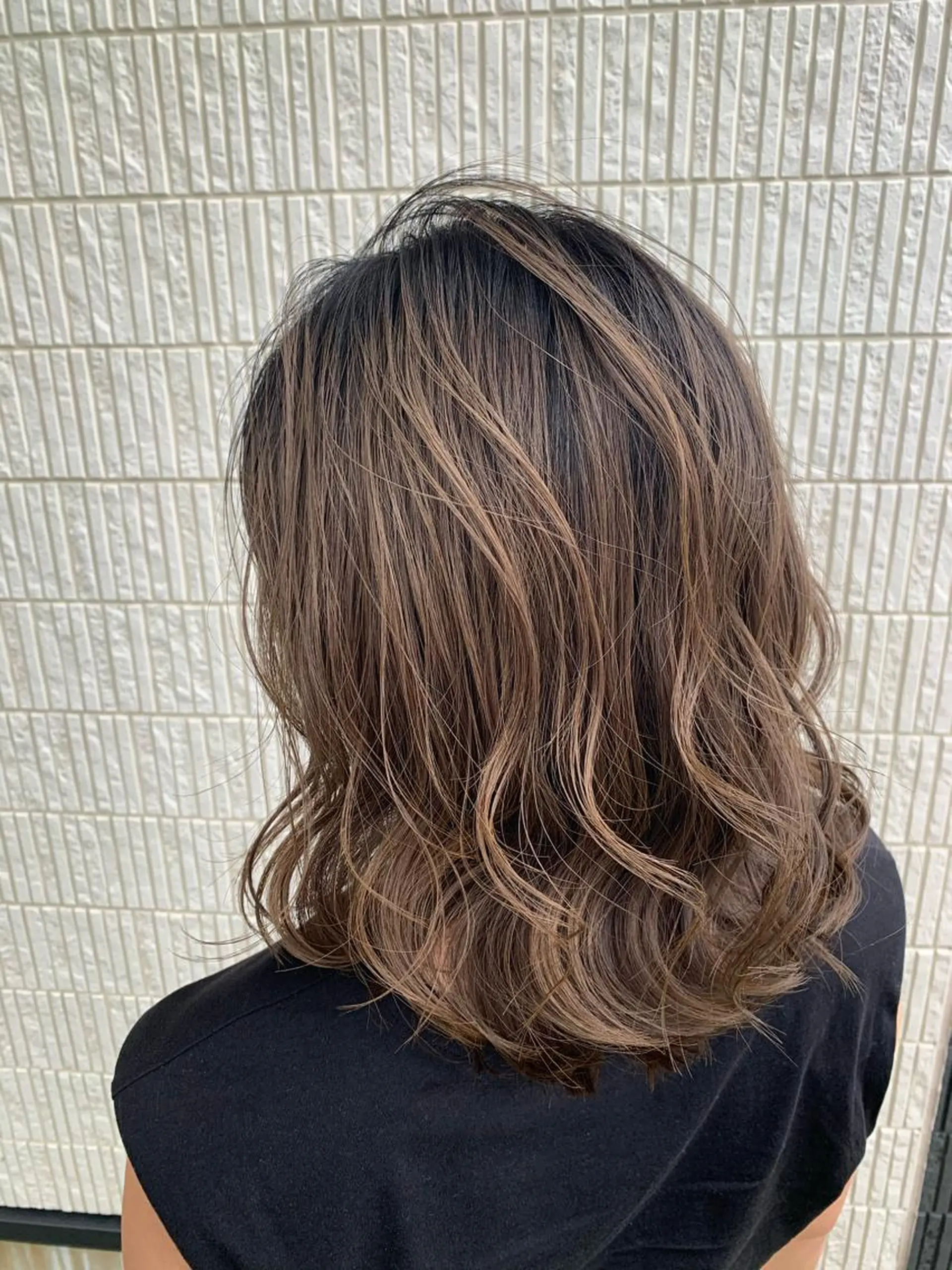 ミディアム カラー 古畑 佑悟のヘアスタイル