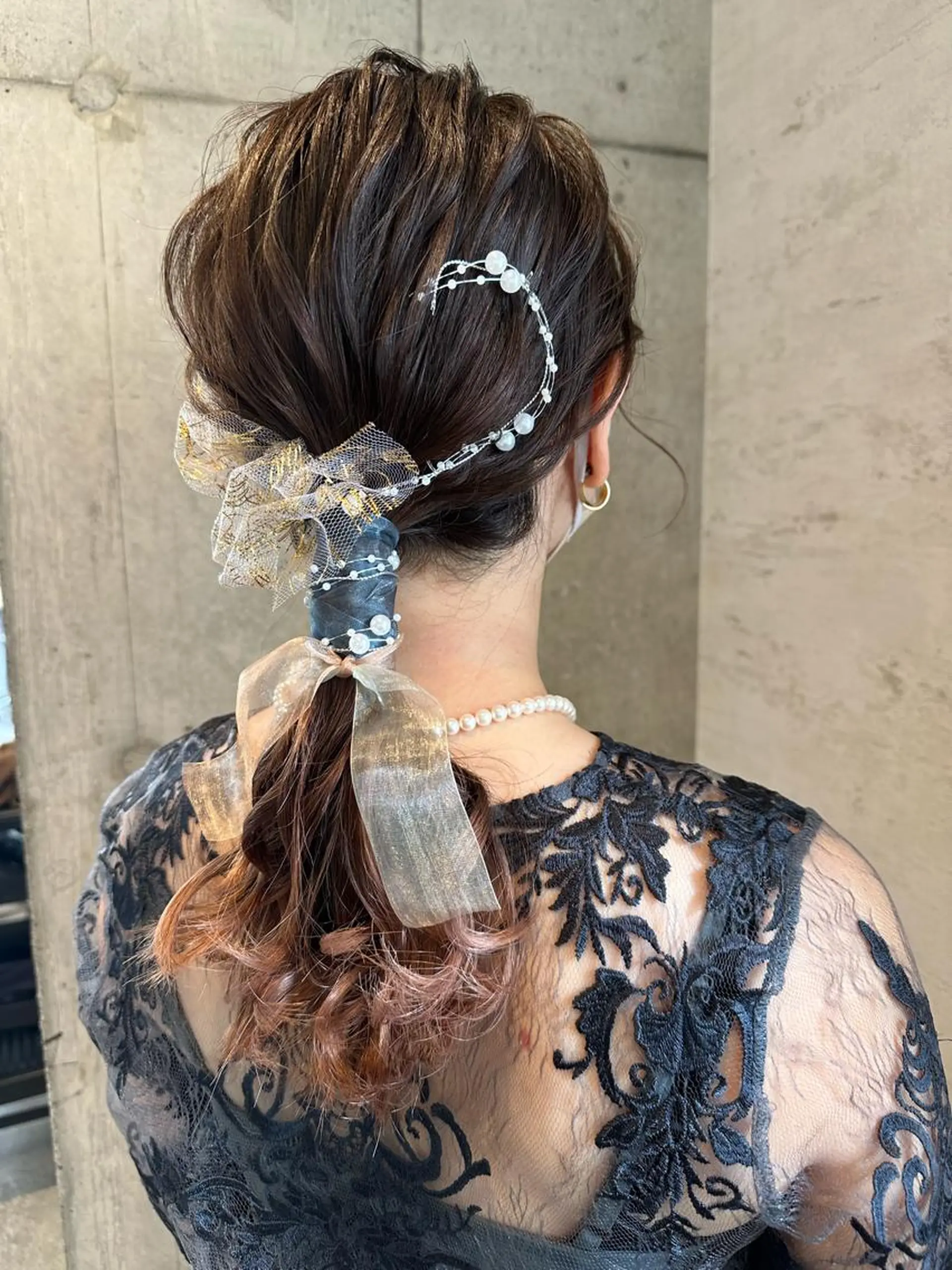 ロング ヘアアレンジ ヘアセット 女性に人気♪ はやしほのかのヘアスタイル